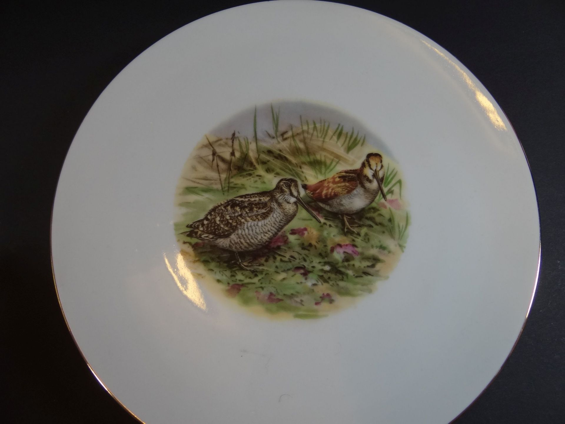 Jagdservice "Wunsiedel" 6 Teller, ovale Platte, Schüssel und Sauciere, Fasandekor - Bild 9 aus 14