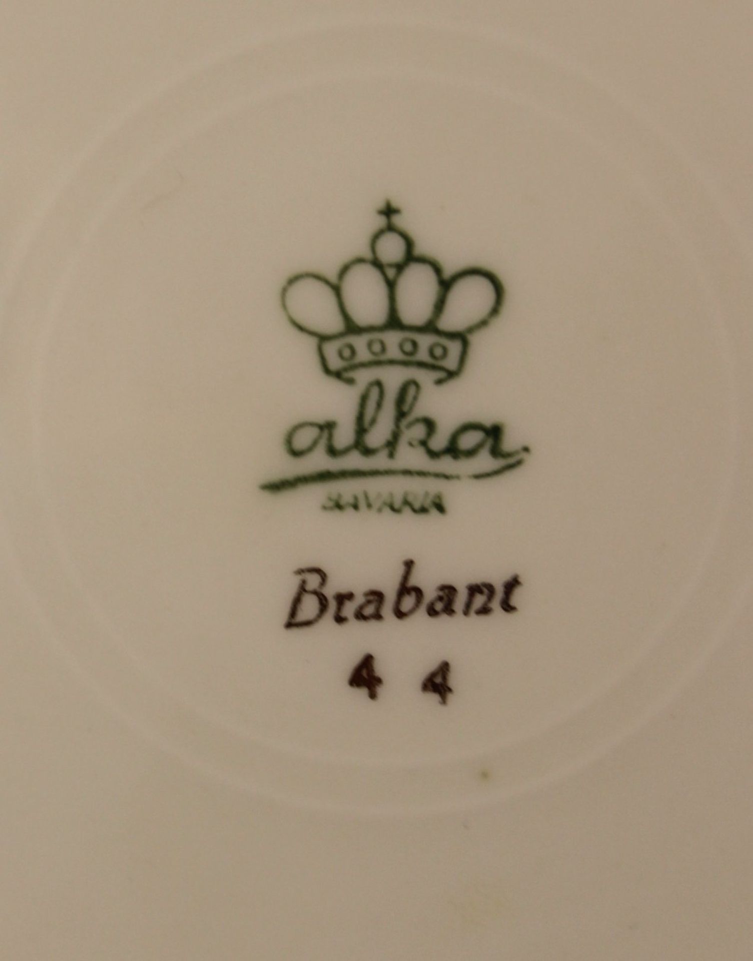 Konfektset, alka, Dekor Brabant, Schale mit 5 kl. Tellern - Image 2 of 2
