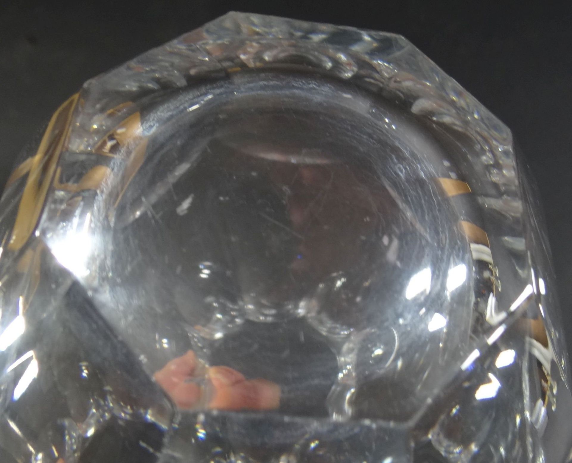 gr. schwerer Saftkrug, Kristall beschliffen, H-20 cm, wohl Nachtmann - Bild 5 aus 5