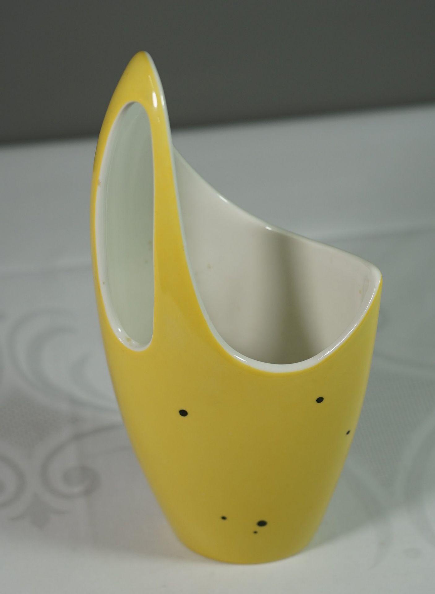Design-Vase, 50/60er Jahre, gemarkt, H-23,5cm. - Bild 5 aus 5