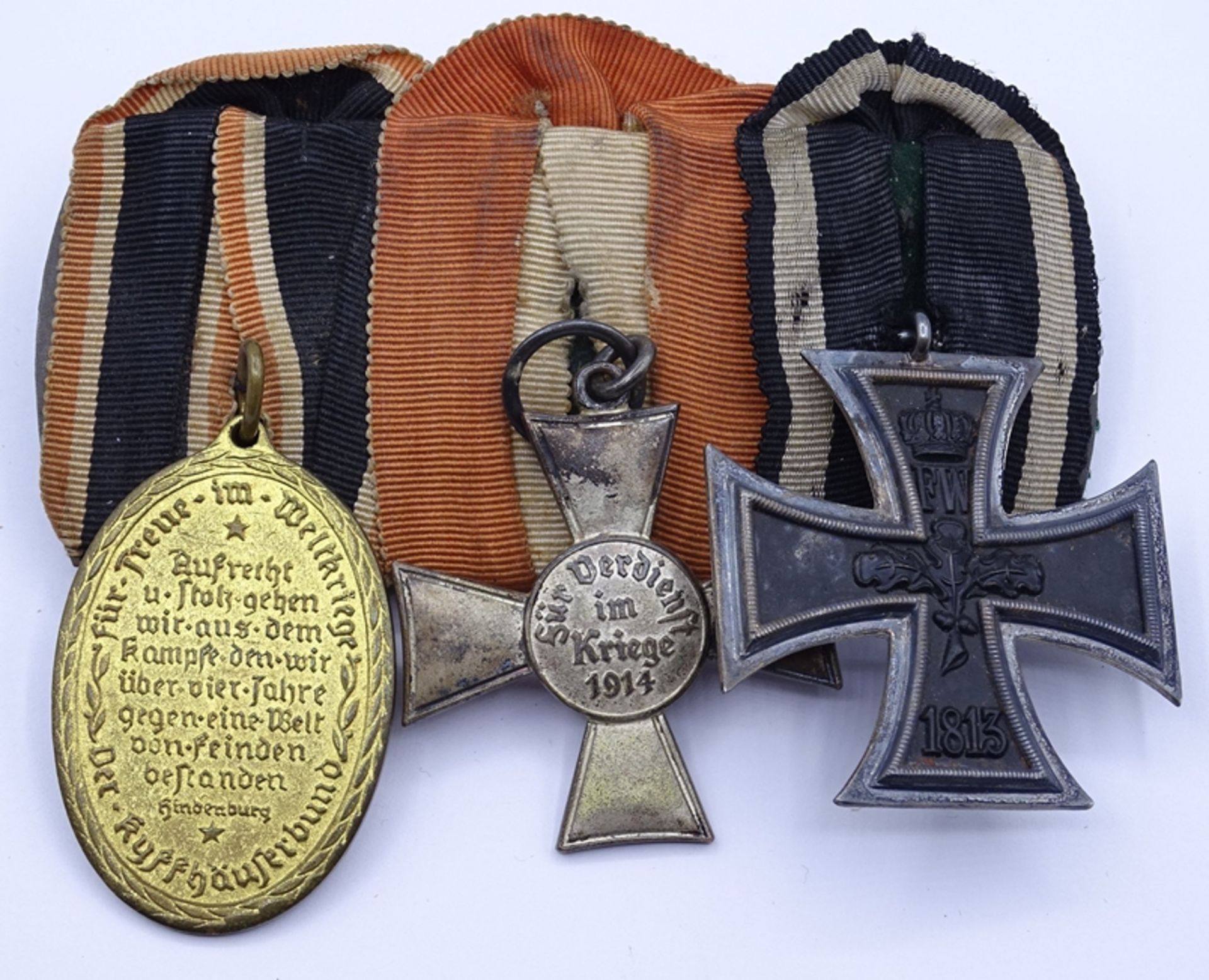 Ordensspange, 1.WK, Kyffhäuserbund Medaille,EK 1.WK 2 Klasse, Verdienstkreuz im Kriege 1914 - Bild 5 aus 5