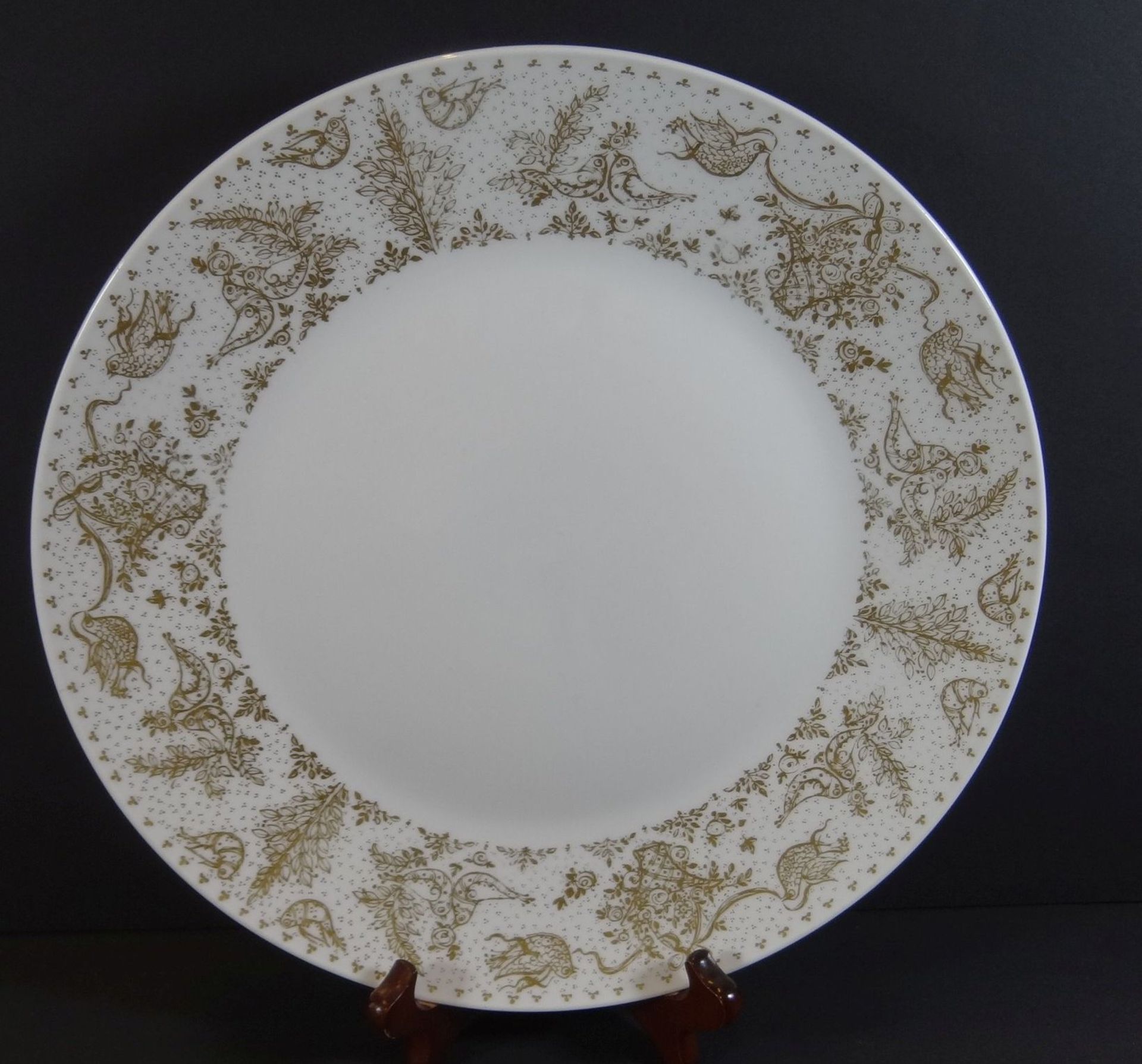 gr. runde Platte "Rosenthal", D-30 cm, Entw. B. Winblad