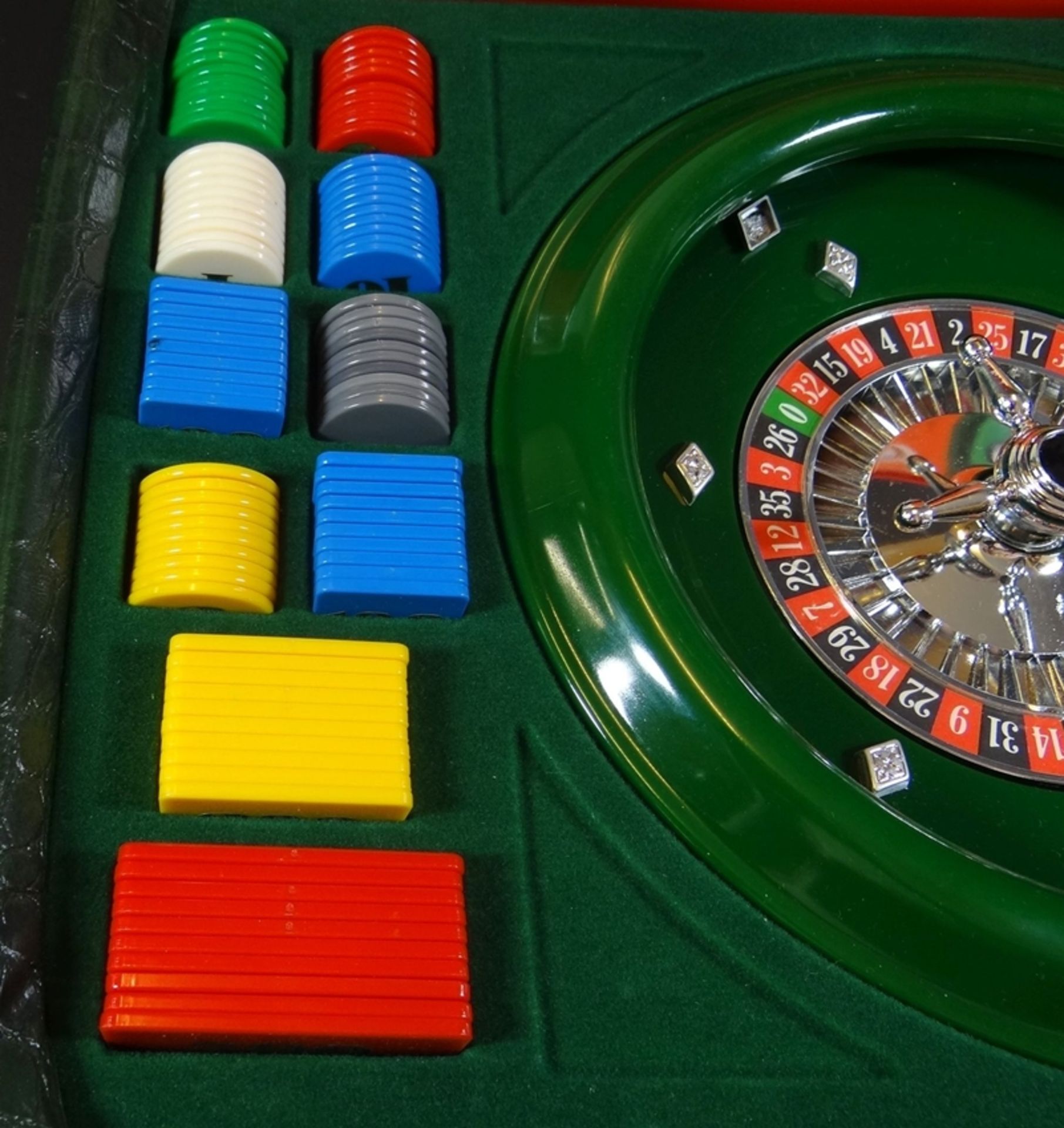 Roulette-Spiel in Koffer, 29x44 cm - Bild 2 aus 4
