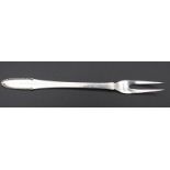 Fleischgabel, Georg Jensen, 830er Silber, 1929, 34gr., L-18cm