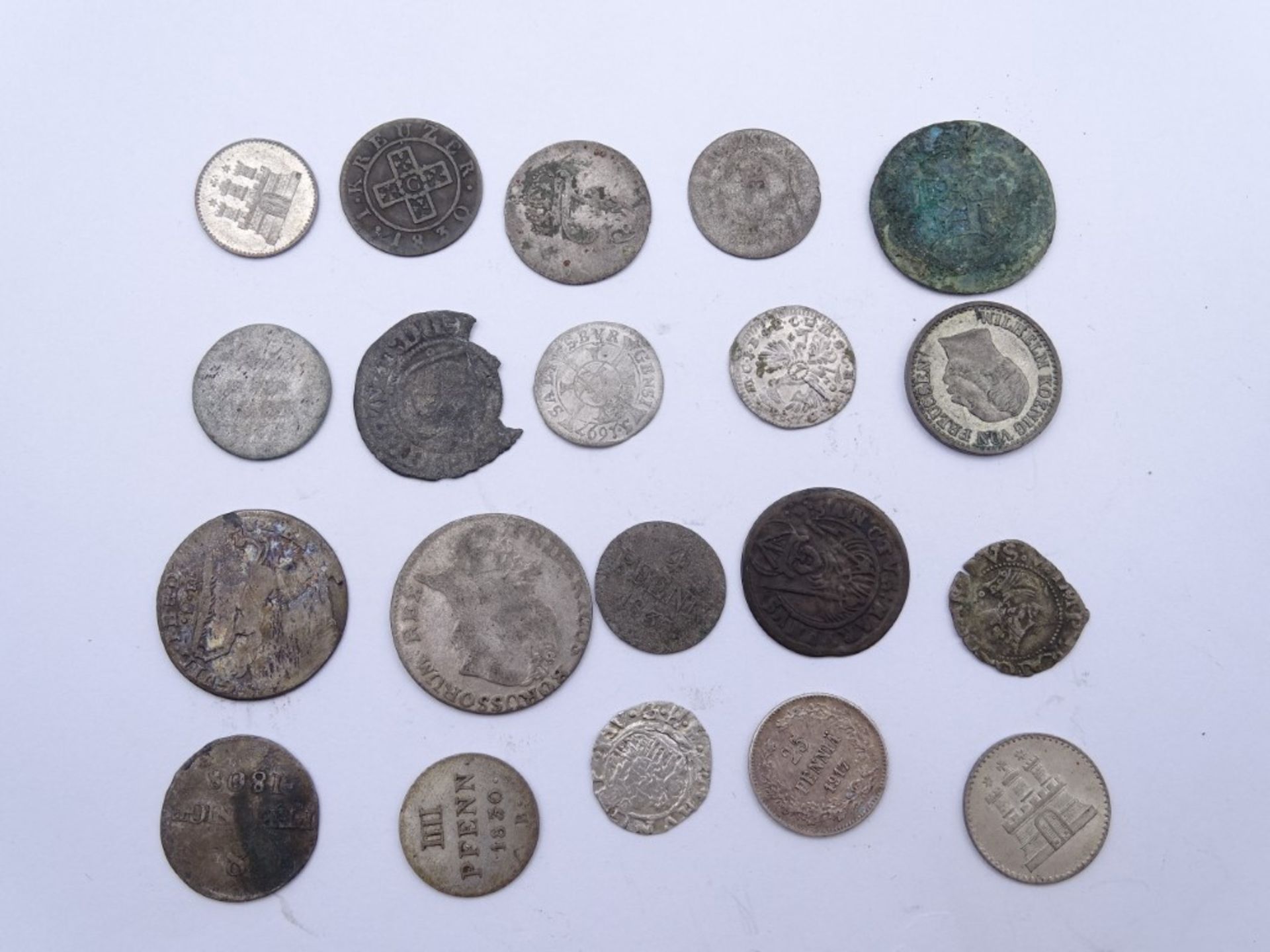 20x alte und antike Silber Kleinmünzen aus aller Welt, zus.25,22g. - Bild 6 aus 10
