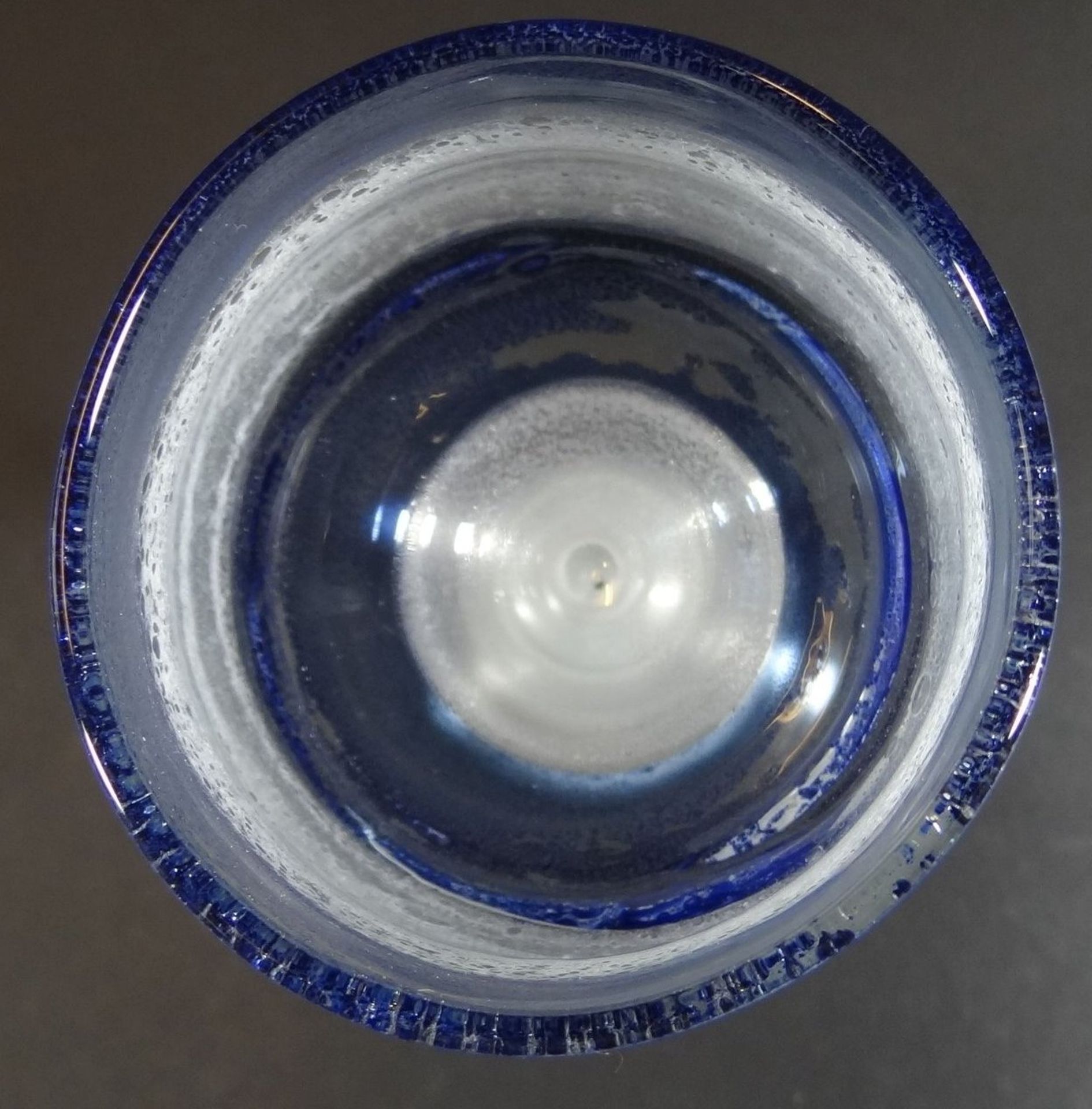 Kunstglas-Weinglas, H-19 cm - Bild 4 aus 5