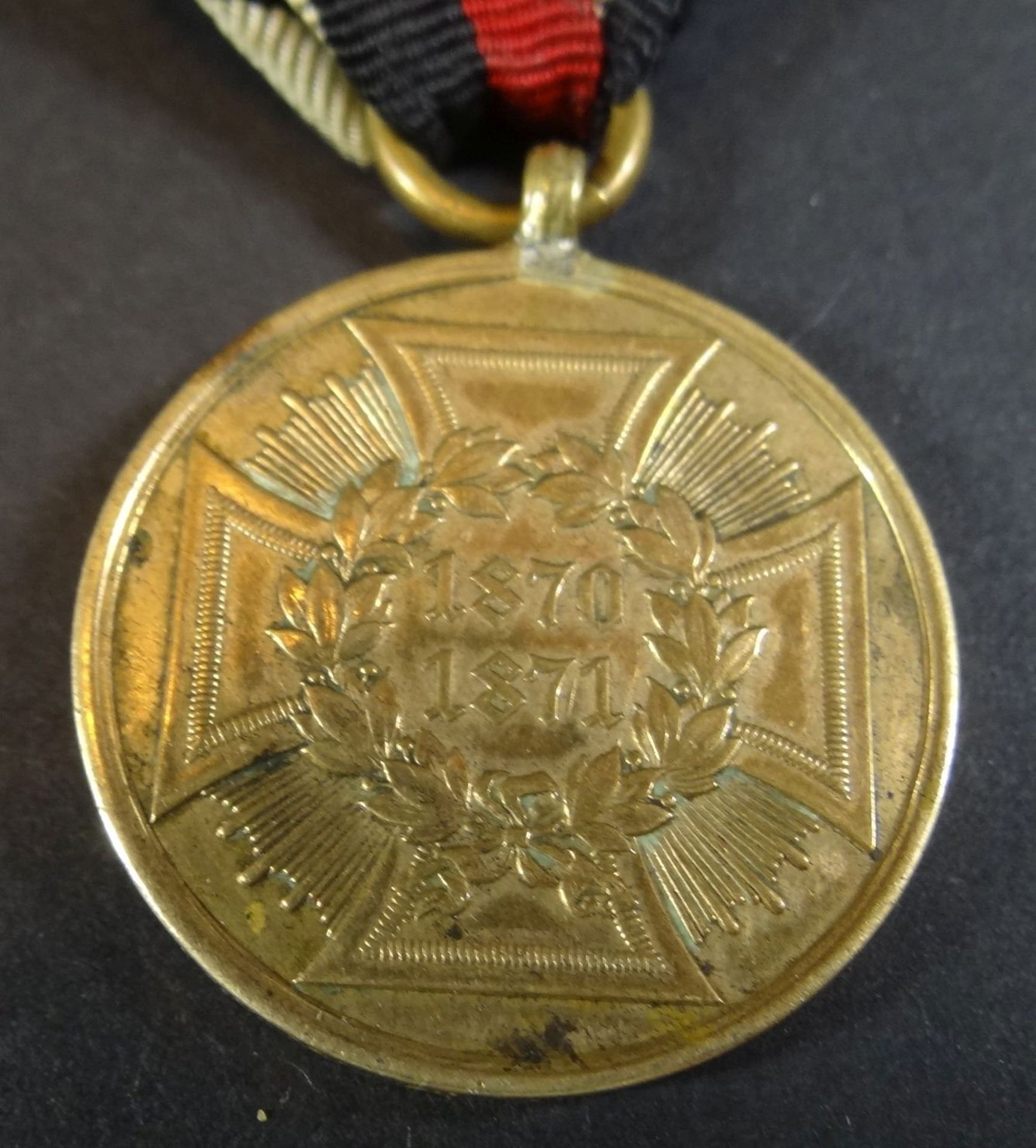 Medaille "Dem siegreichen Heere" 1870/71 am Band - Bild 2 aus 3