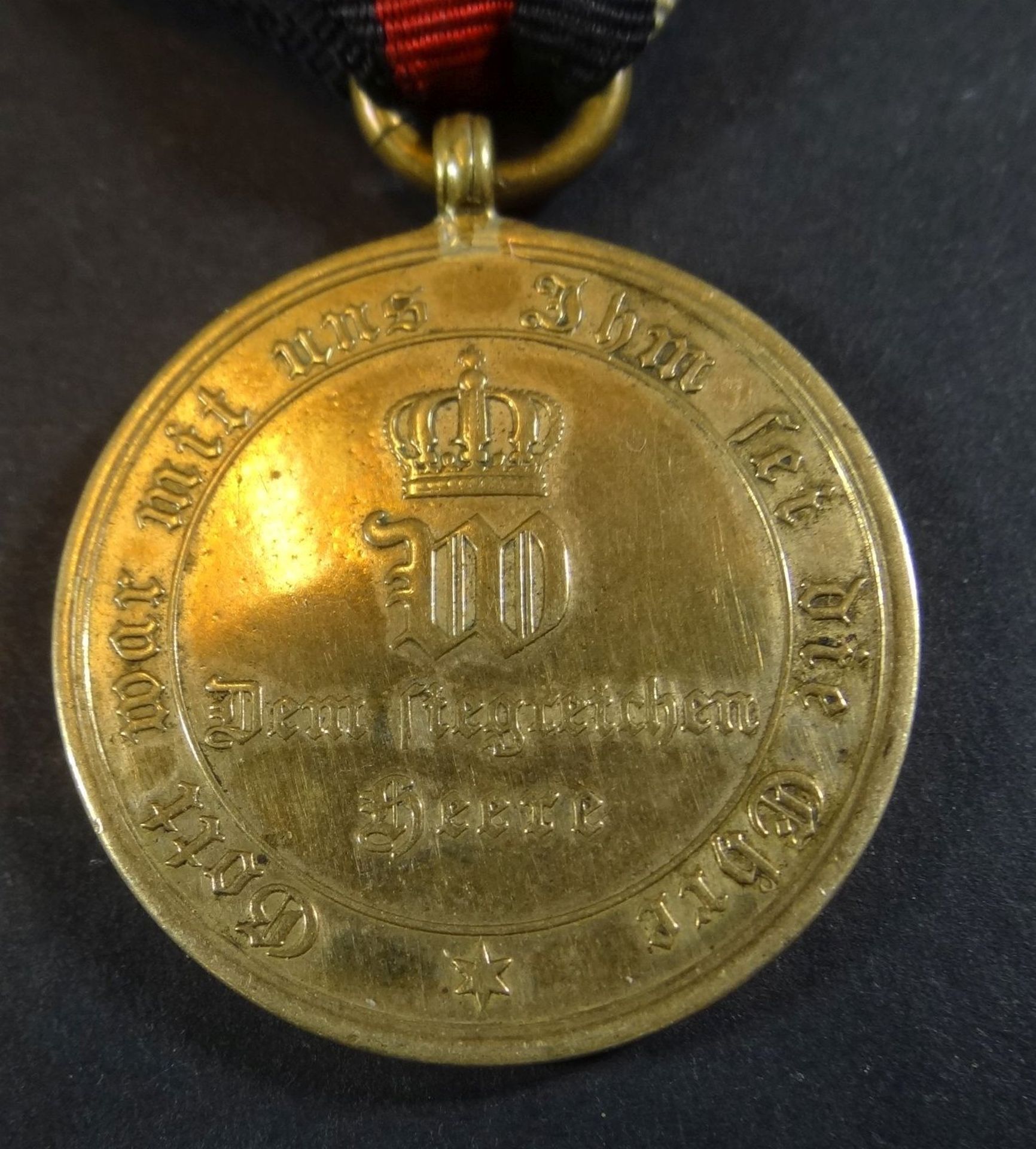 Medaille "Dem siegreichen Heere" 1870/71 am Band - Bild 3 aus 3