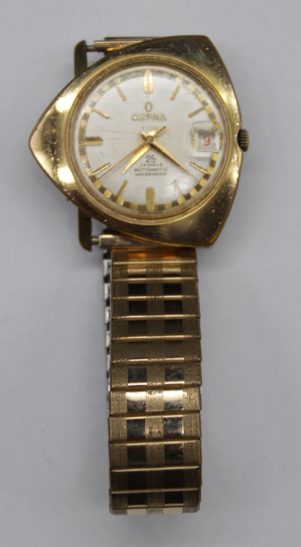 Armbanduhr, Orfina, Automatic, Werk läuft, getragene Erhaltung, ca. 3,8cm