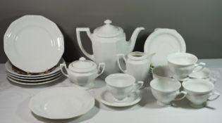 Kaffeeservice, Rosenthal , Form Maria, 21tlg, Kaffeekern und 6 kompl. Gedecke, teilw. orig. Karton,