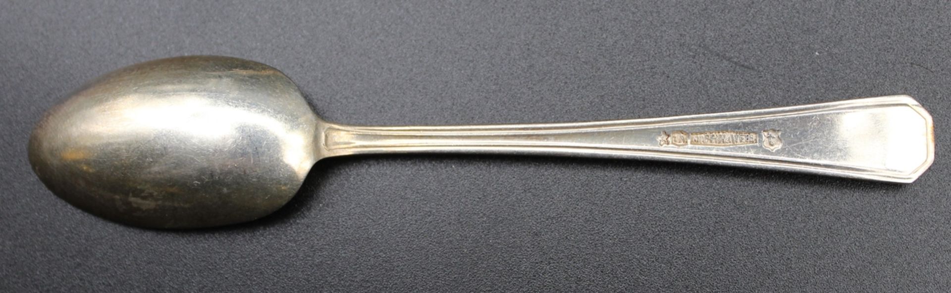 5x Teelöffel, Mappin & Webb, versilbert, Stile mit Ankersymbol, L-11cm. - Bild 2 aus 3