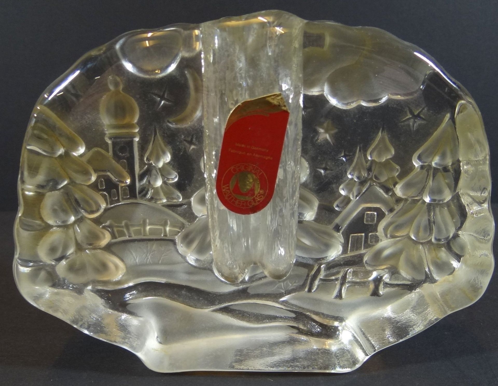 Vase mit Winter-Relief "Walther Glas", H-12 cm, B-15 cm - Bild 3 aus 6