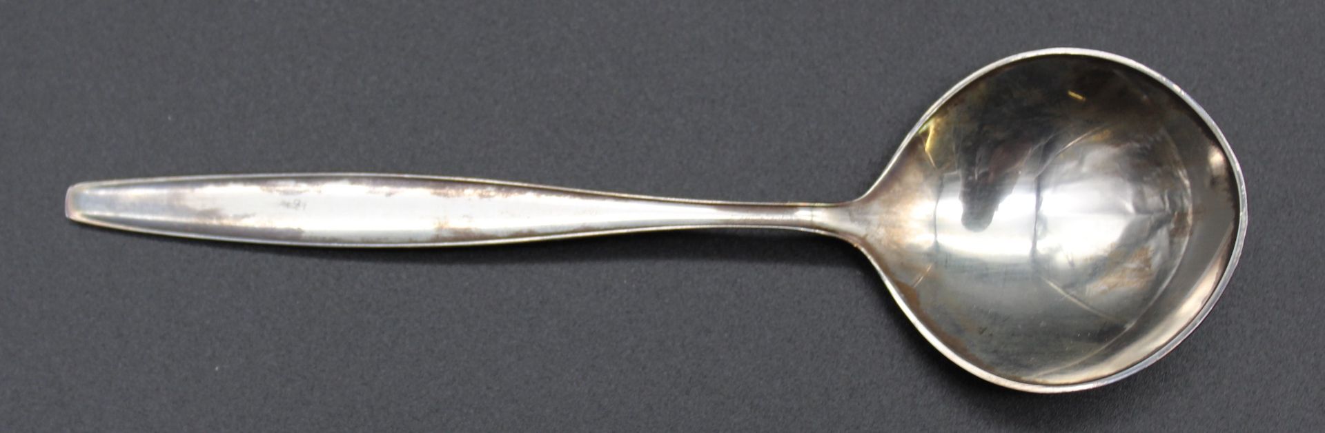 Sahnelöffel, Georg Jensen, 925er Silber, ca. 28gr., L-14,5cm.