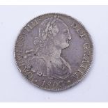 8 Reales 1803, Karl III, Mexiko, 26,69g., D. 39,1mm