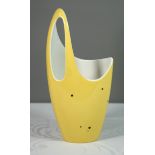 Design-Vase, 50/60er Jahre, gemarkt, H-23,5cm.