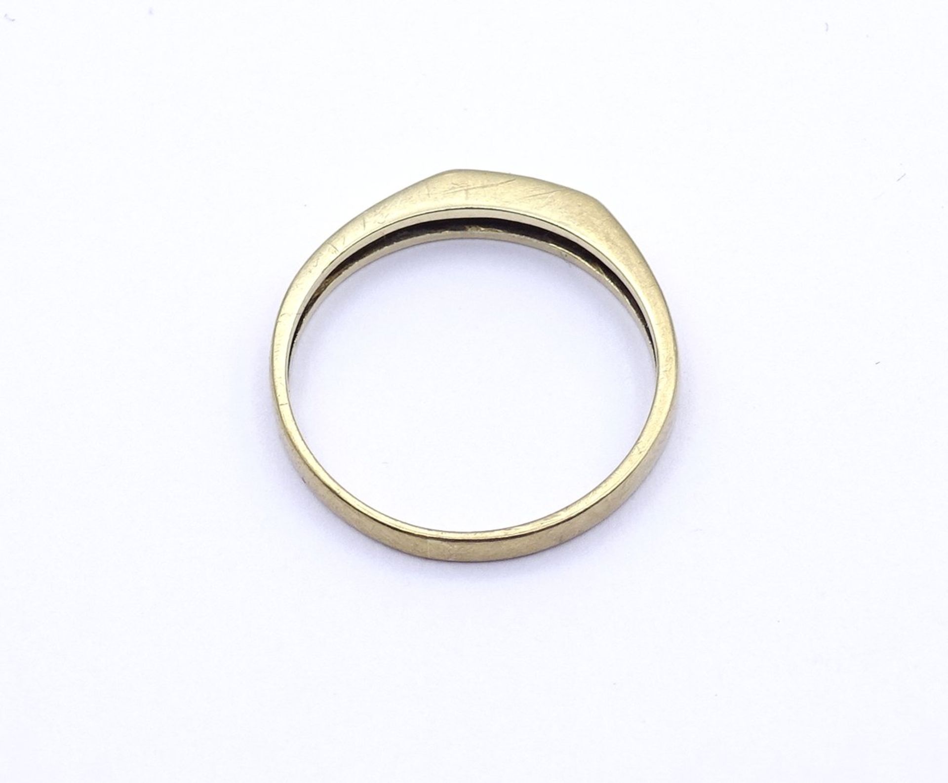 Goldring 0.333 mit 3 Diamanten, 1,45g., RG 54,5 - Bild 5 aus 5