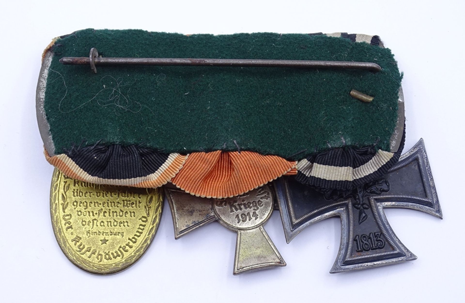 Ordensspange, 1.WK, Kyffhäuserbund Medaille,EK 1.WK 2 Klasse, Verdienstkreuz im Kriege 1914 - Bild 4 aus 5