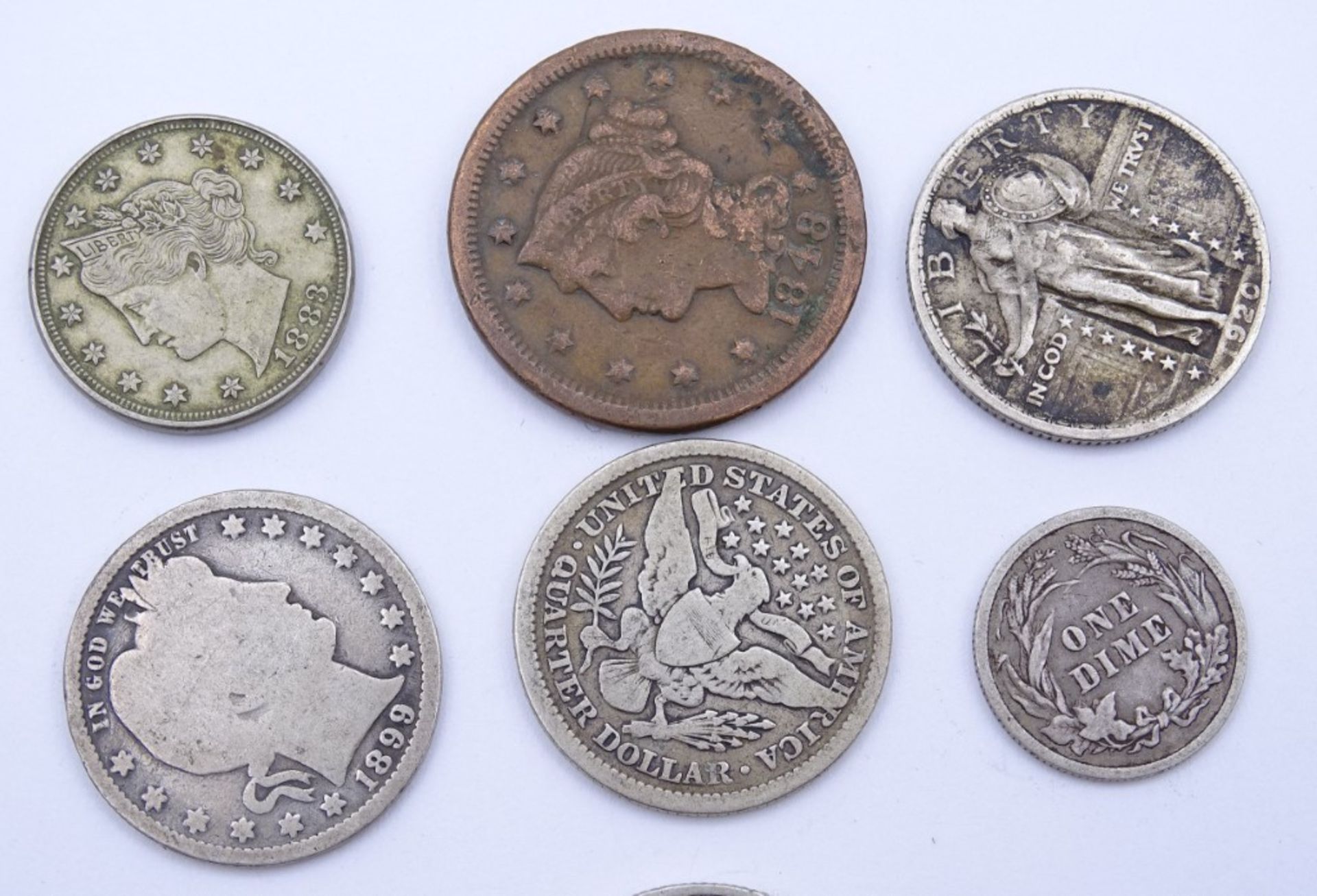 Konvolut alter Kleinmünzen USA, überw. Silber - Bild 5 aus 6