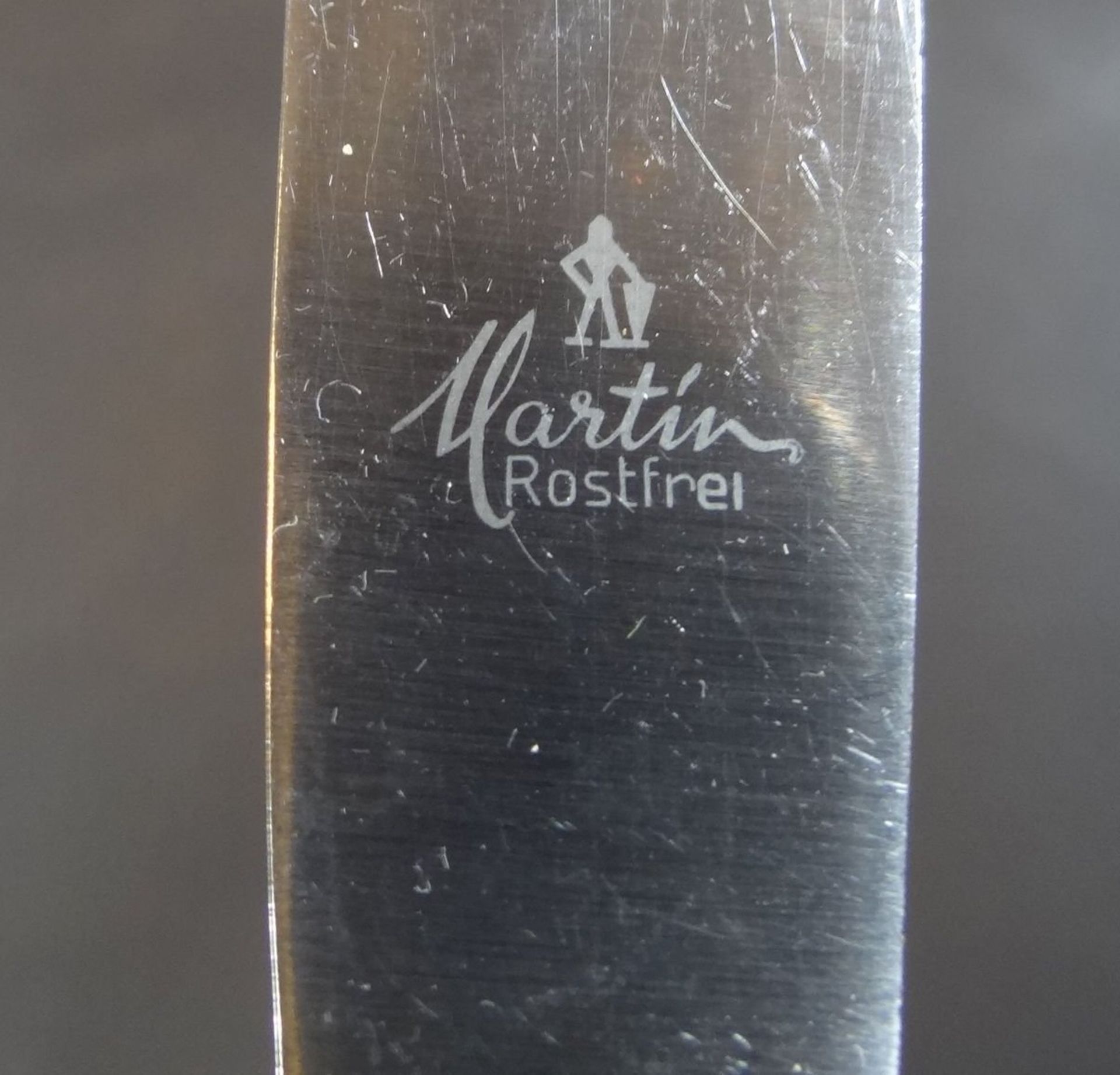 33 tg. versilbertes Besteck "Martin" , 90-er Auflage in WMF Schachtel, mit grosser, neuwertiger Sup - Bild 4 aus 9