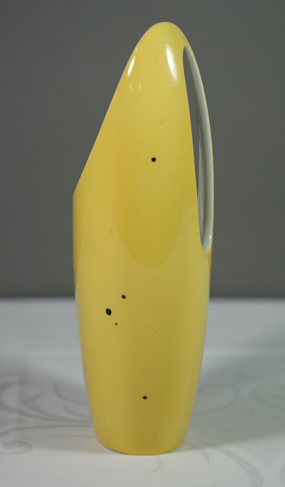 Design-Vase, 50/60er Jahre, gemarkt, H-23,5cm. - Bild 2 aus 5