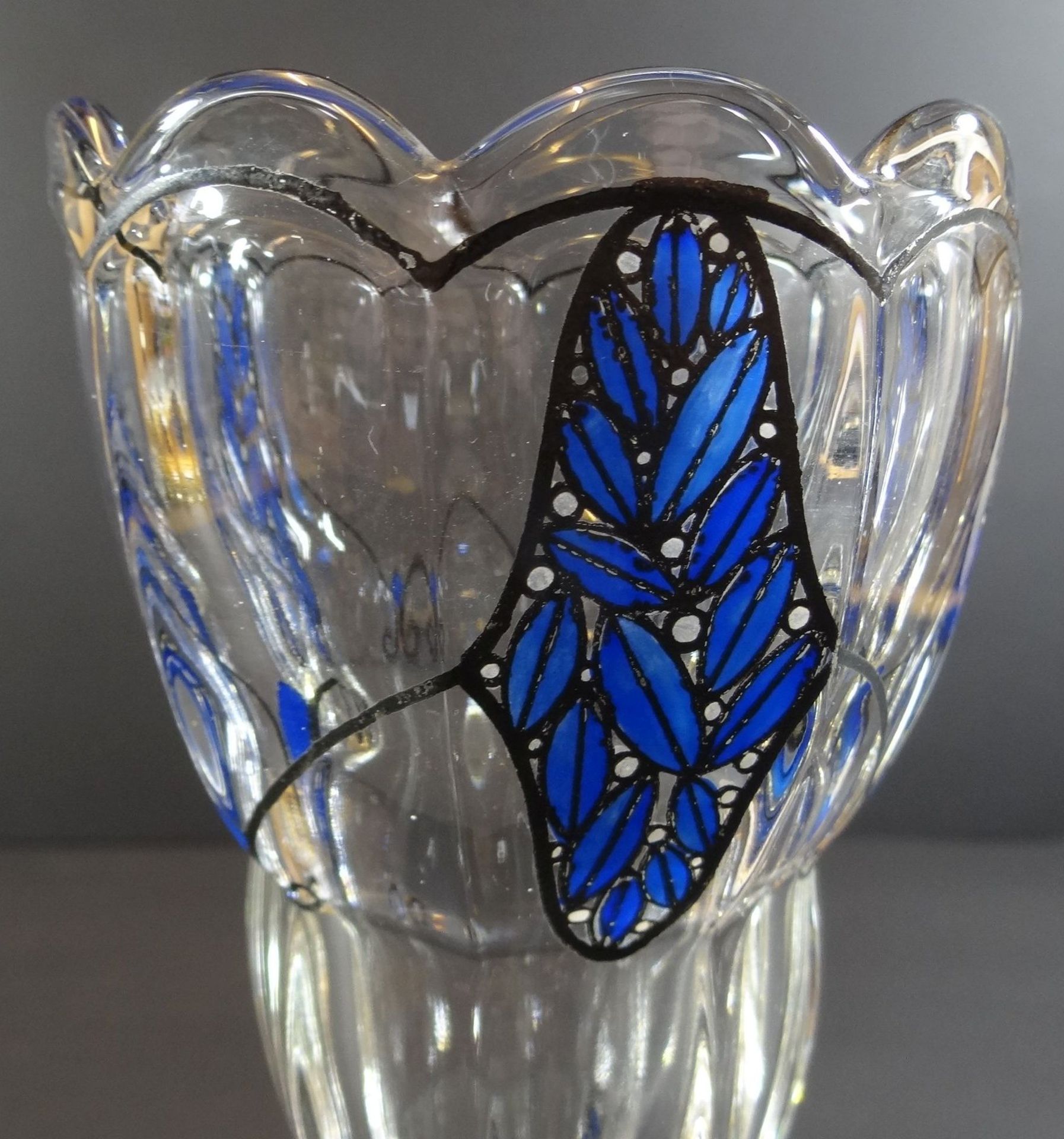 Art Deco Vase, H-26 cm - Bild 3 aus 5