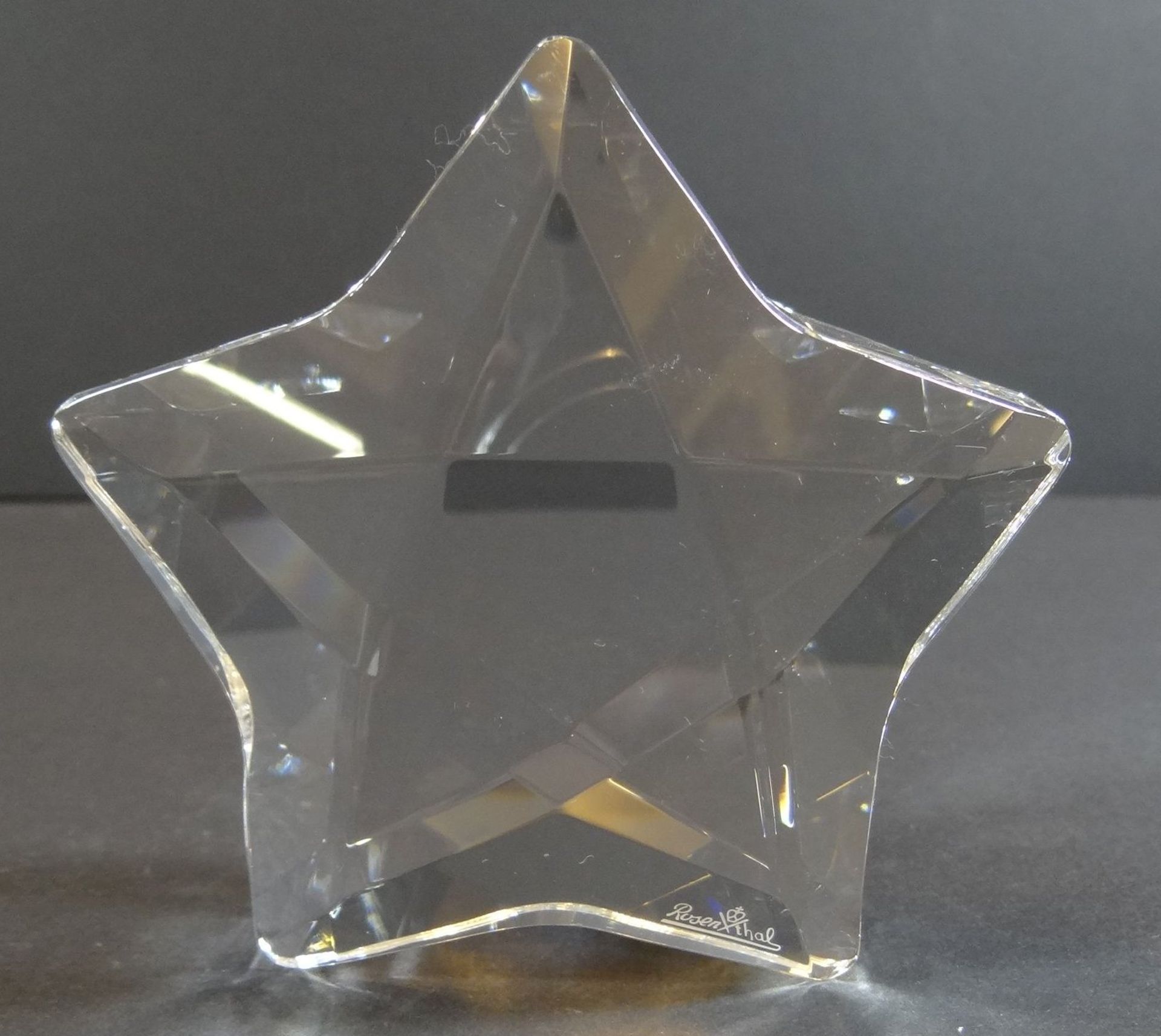 Kristall-Stern "Rosenthal", D-9 cm