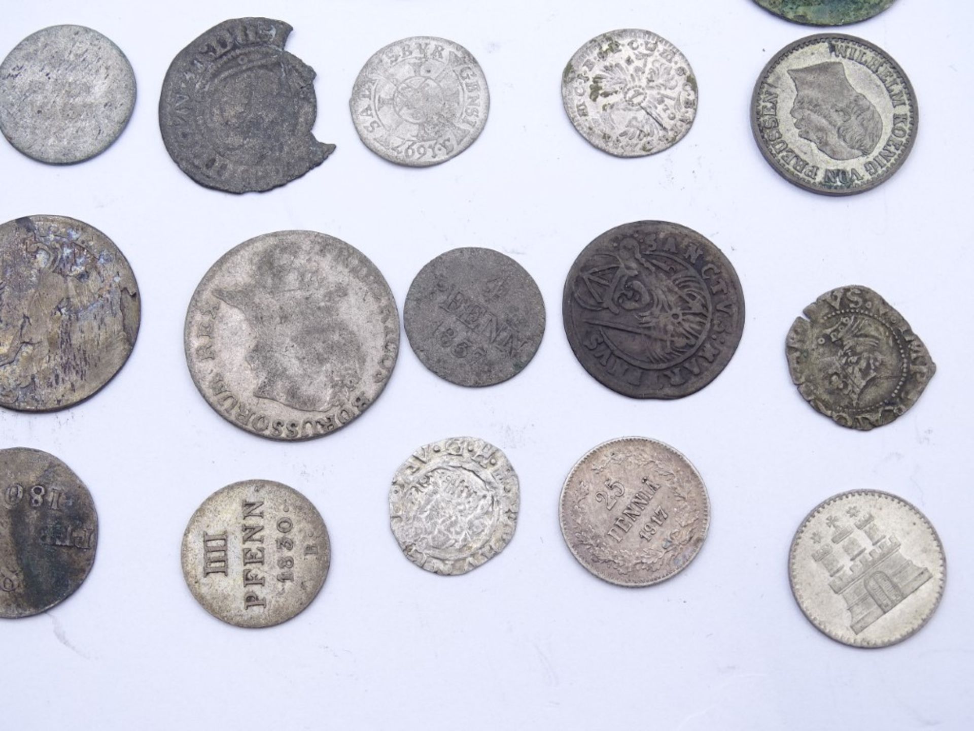 20x alte und antike Silber Kleinmünzen aus aller Welt, zus.25,22g. - Bild 9 aus 10