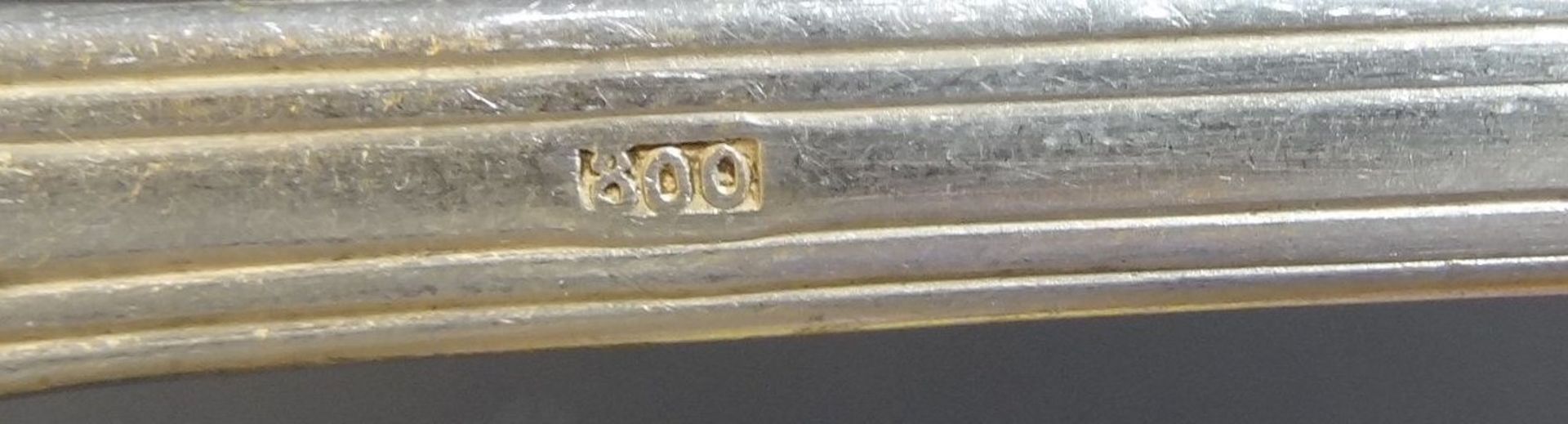 2 Silberlöffel, Augsburger Faden, L-22 cm, 96 gr. - Bild 6 aus 6