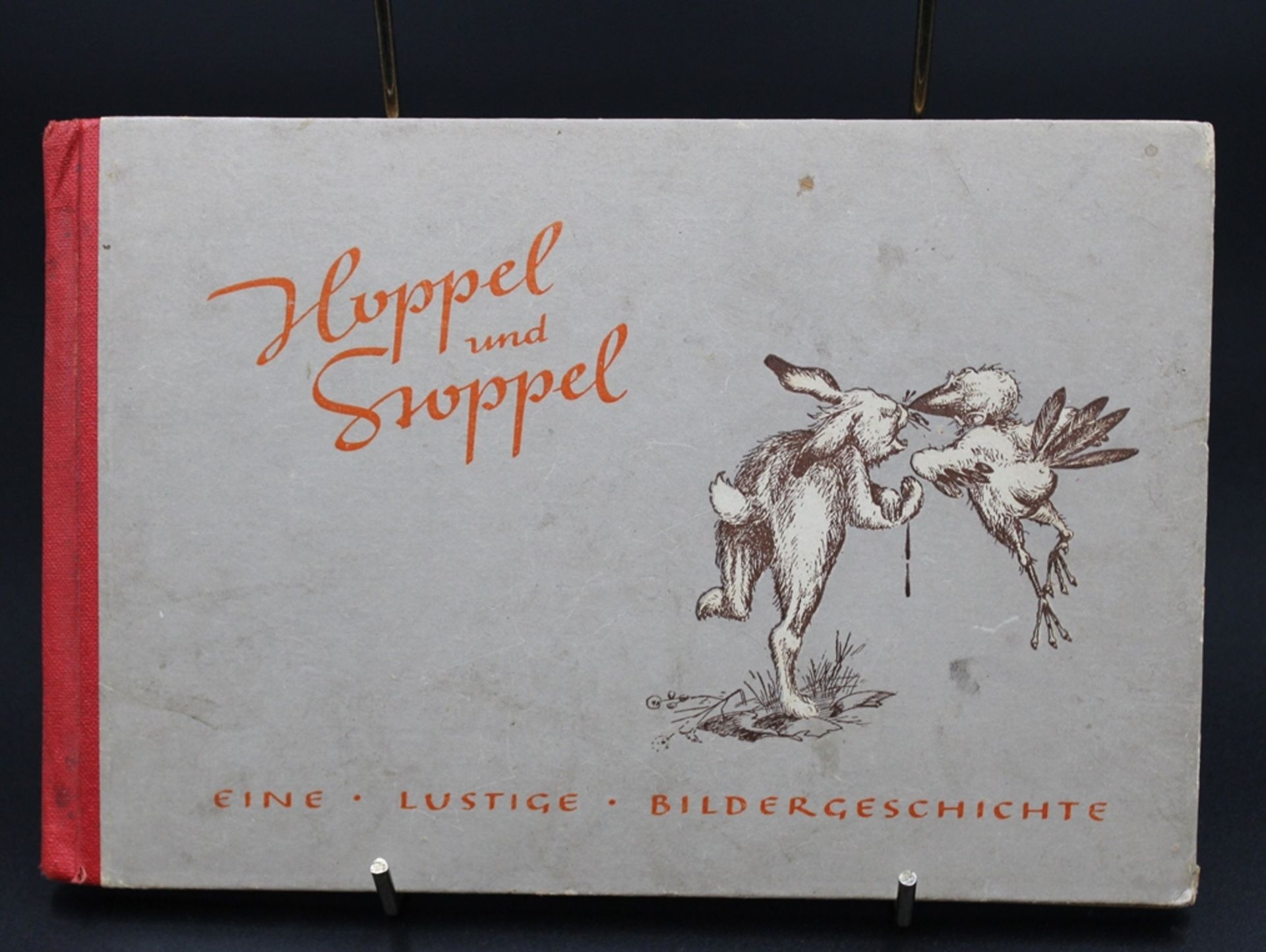 Bernhard Hänsel, Hoppel und Stoppel - Eine lustige Bildergeschichte, 1948, Altersspuren