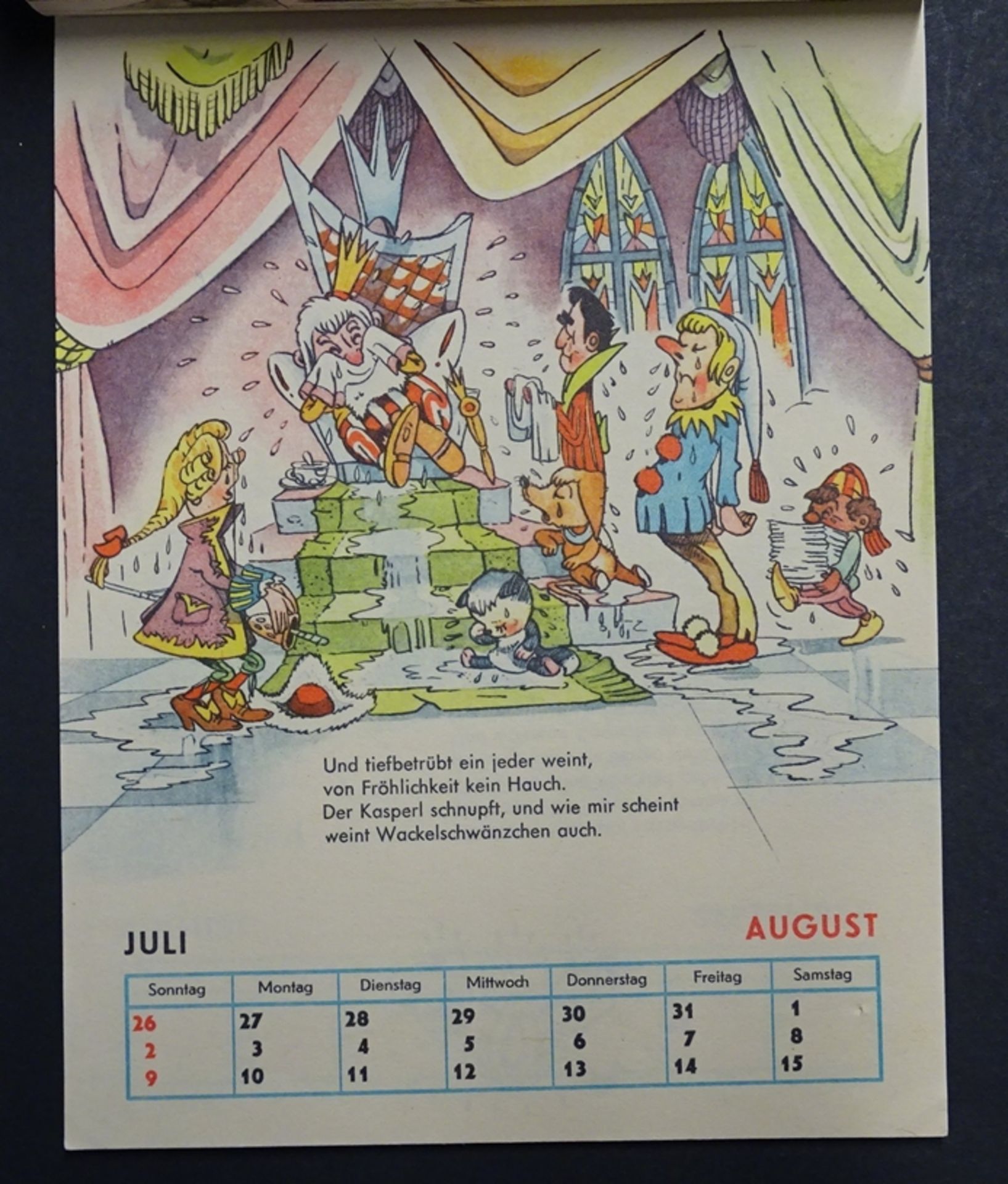 Raiffeisen Kasperle Kalender 1964 - Bild 5 aus 5