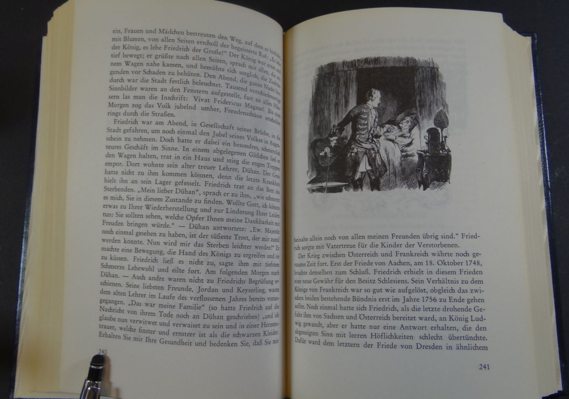 Geschichte Friedrich des Grossen" von Kugler mit ca. 380 Holzstichen von Menzel, biblioph. Luxus Au - Bild 10 aus 12