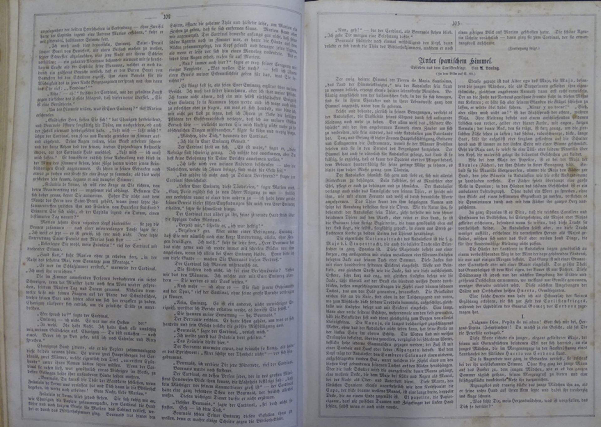 "Daheim" 1869 , Deutsches Familienblatt mit Illustrationen , Alters- und Gebrauchsspuren - Bild 7 aus 9