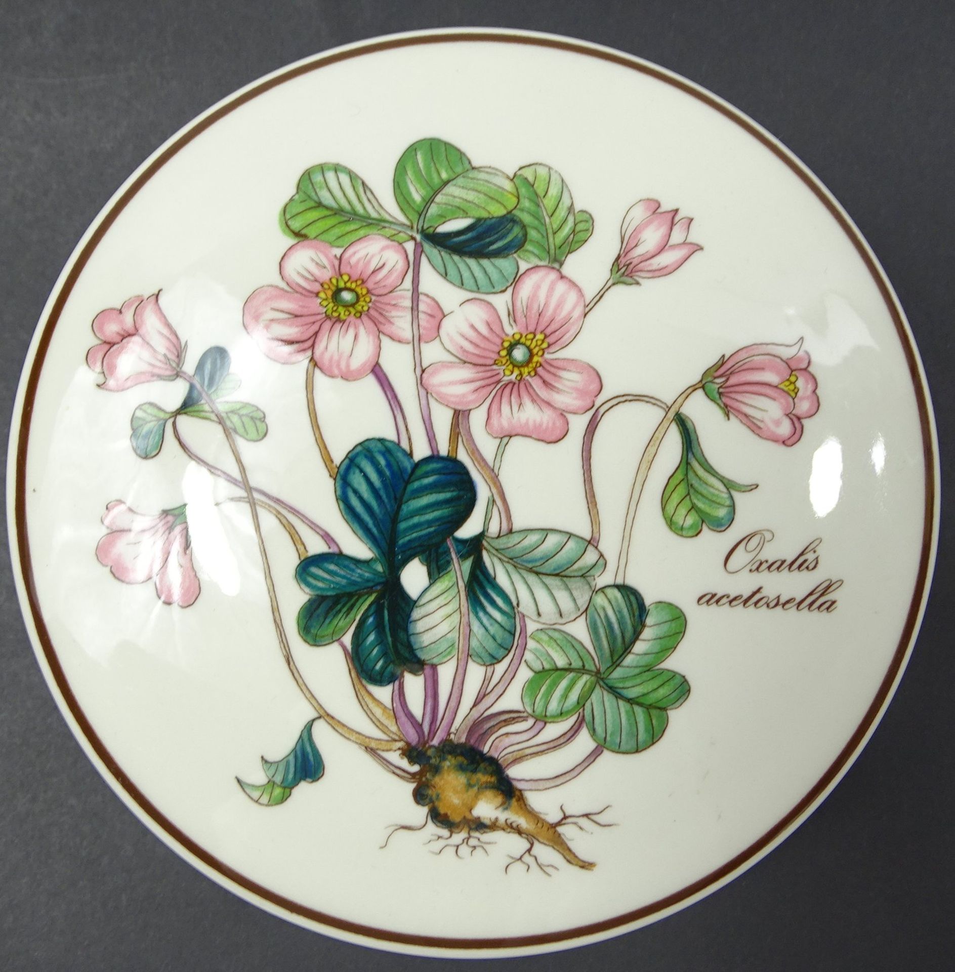 Deckeldose Villeroy & Boch Botanica "Waldsauerklee", Ø 12,7, H. 5,5 cm