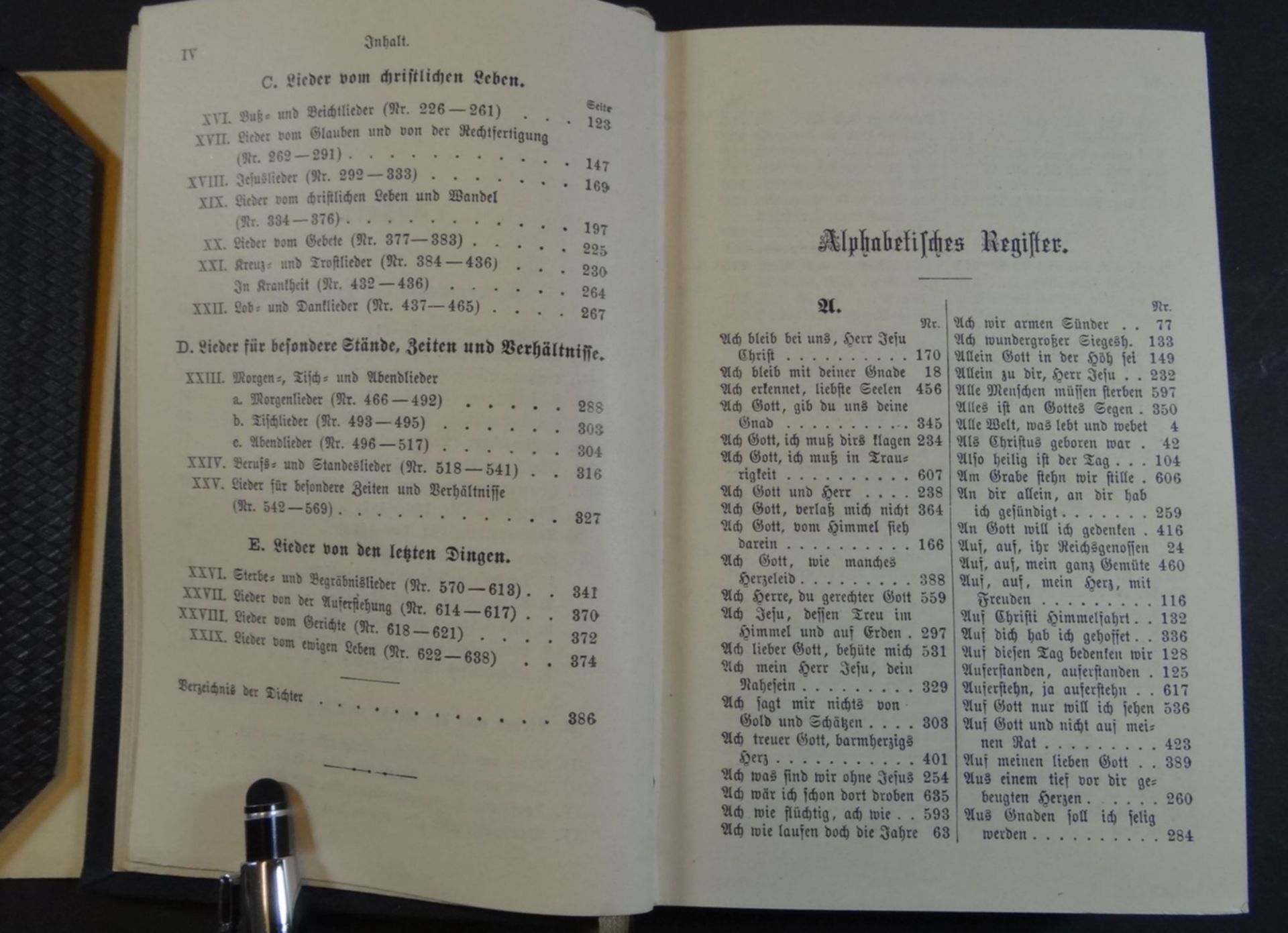 Evang-Luther. Gesangsbuch der Hann. Landeskirche 1907, sehr gut erhalten im Schuber mit umlaufend G - Bild 6 aus 11