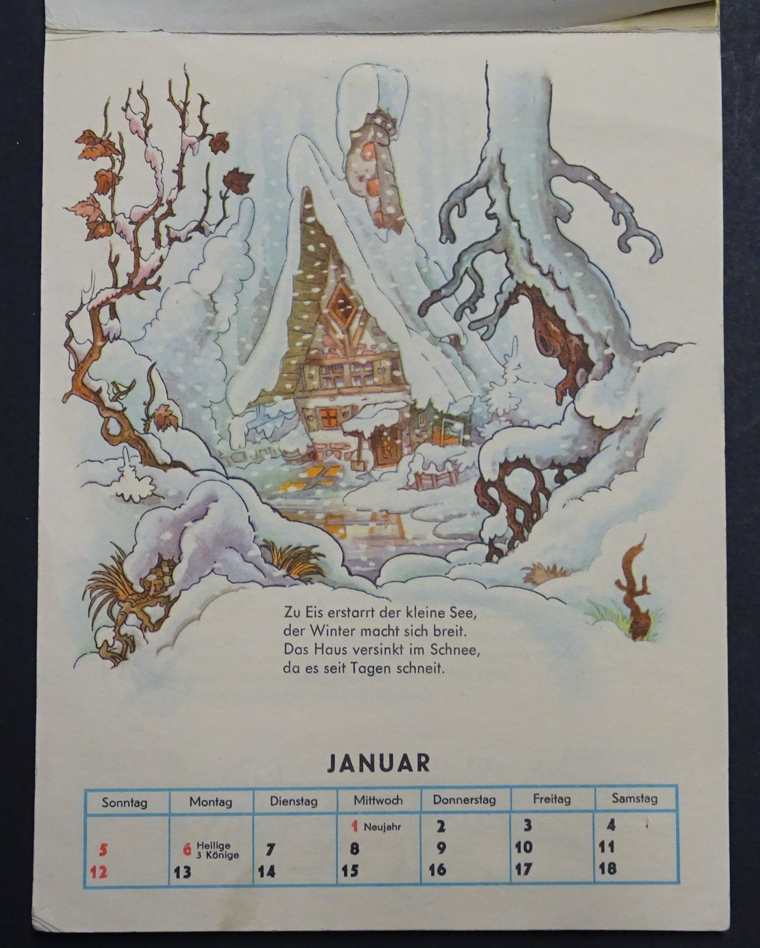 Raiffeisen Kasperle Kalender 1964 - Bild 2 aus 5