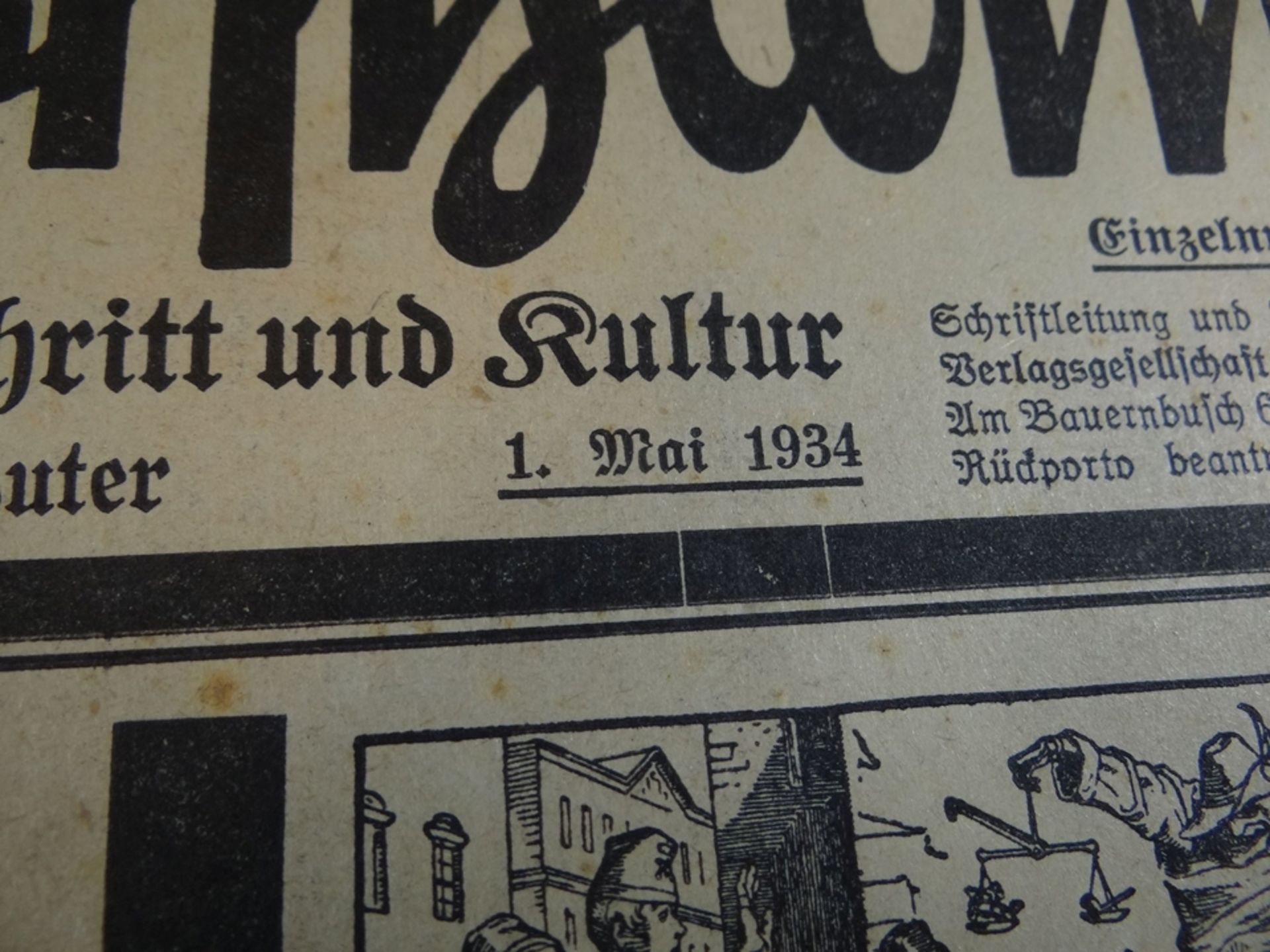 6x Tageszeitung "Neues Deutschland", 1933/34 - Bild 6 aus 8