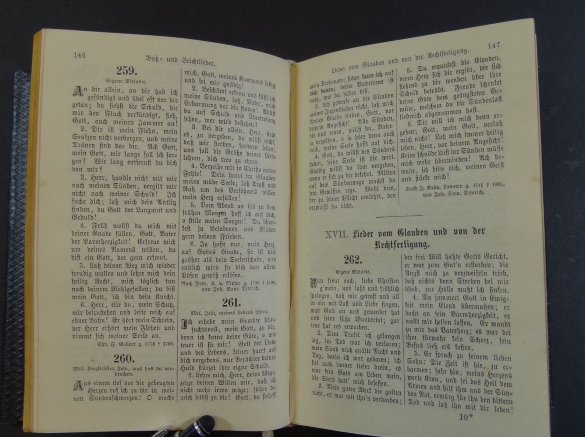 Evang-Luther. Gesangsbuch der Hann. Landeskirche 1907, sehr gut erhalten im Schuber mit umlaufend G - Bild 9 aus 11