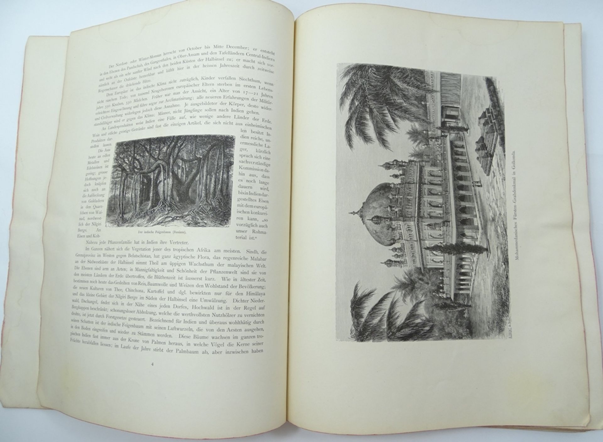 Emil Schlagintweit, Indien in Wort und Bild, 2. Lieferung, Leipzig 1880, Heinrich Schmidt & Carl Gü - Bild 2 aus 5