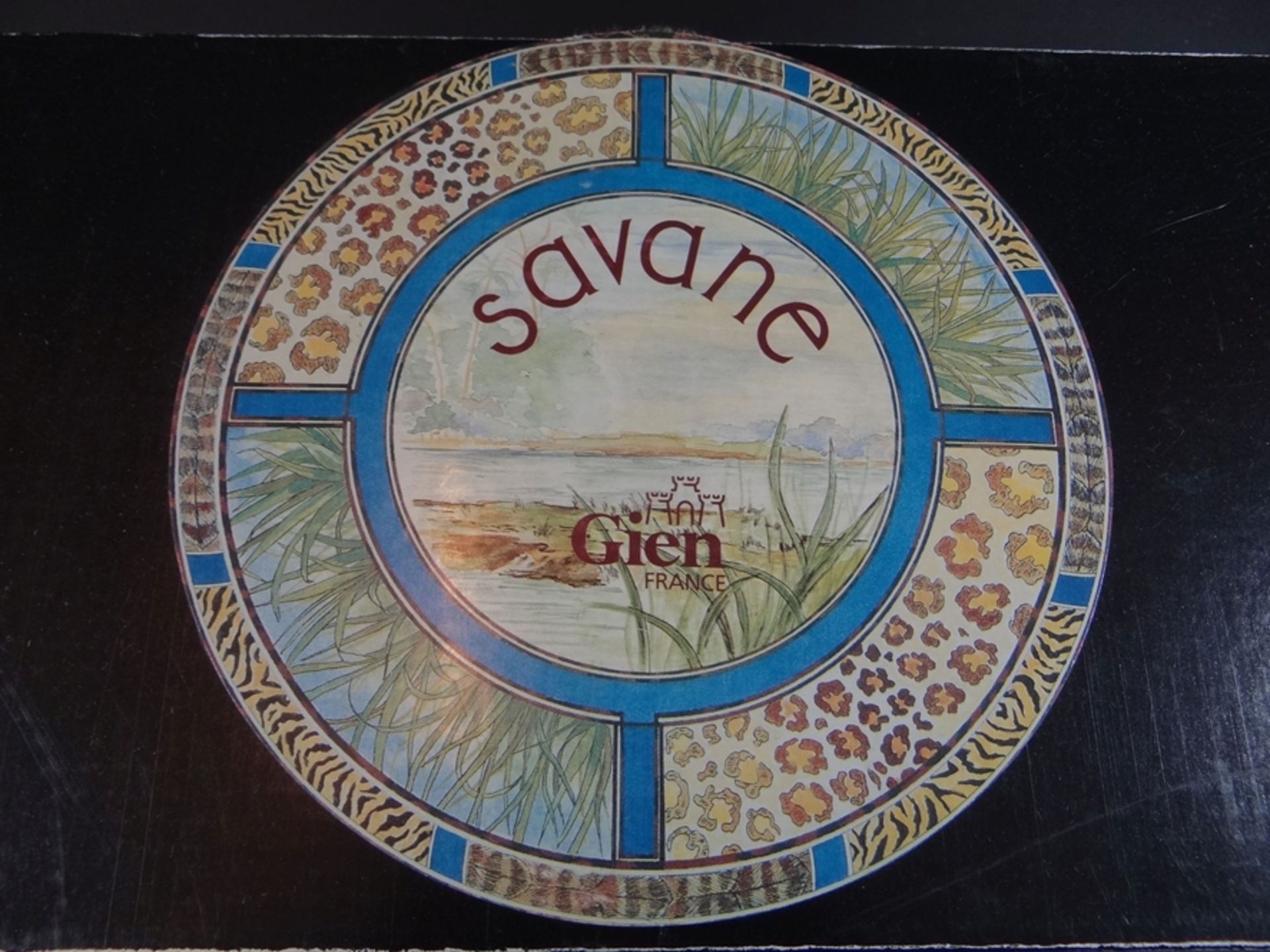 6 Schalen "Gien" France, Dekor Savane, neu in OVP - Bild 2 aus 7
