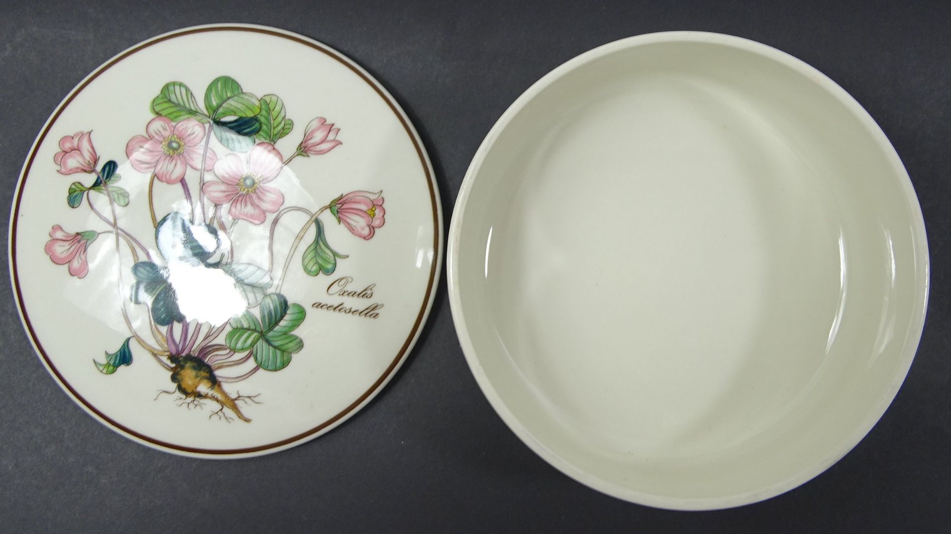 Deckeldose Villeroy & Boch Botanica "Waldsauerklee", Ø 12,7, H. 5,5 cm - Bild 3 aus 4