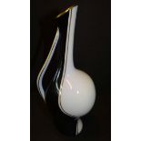 kl. S/w Vase "Rosenthal" sog. Schwangere Luise, H-18 cm,