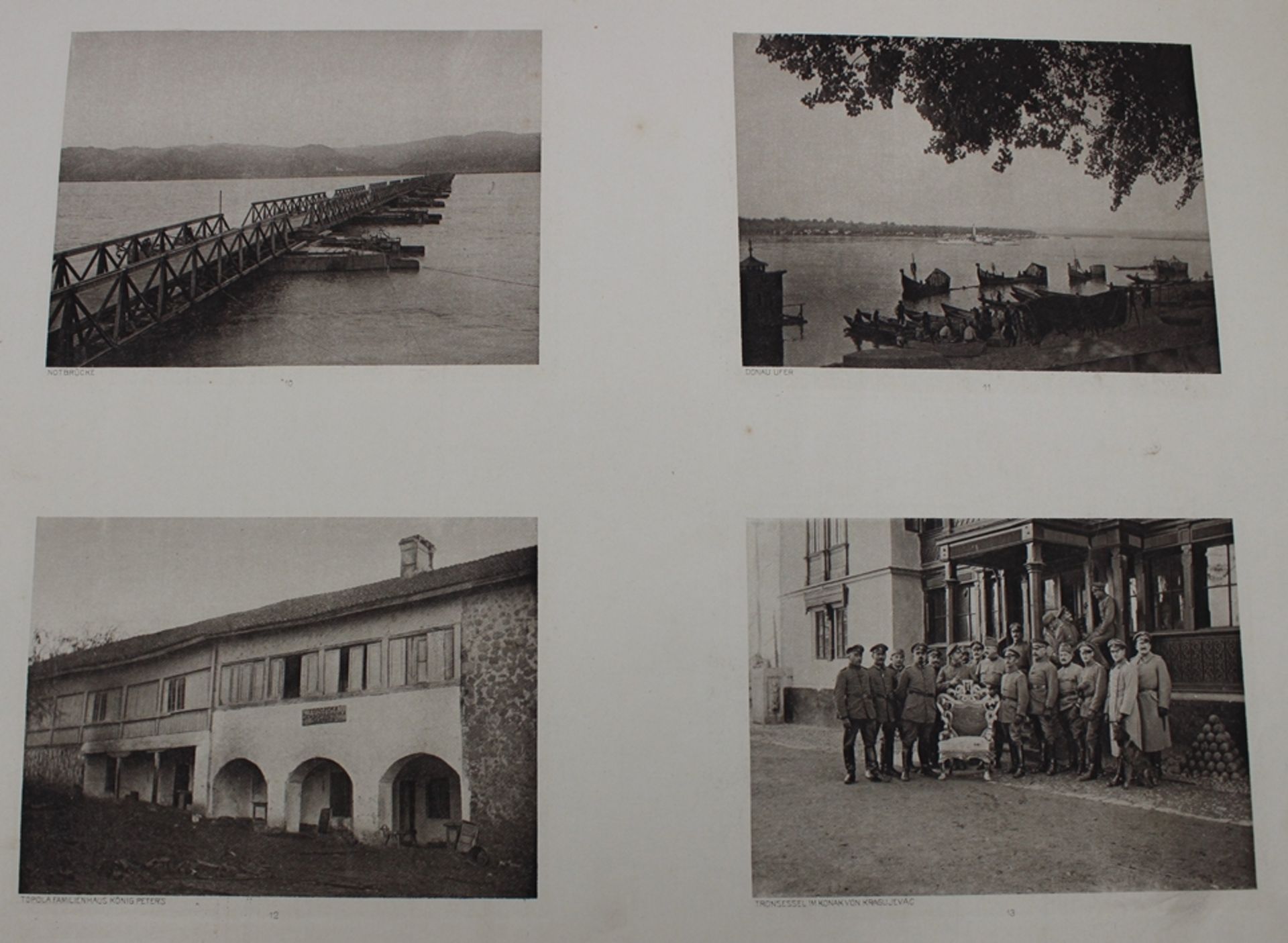 Bilder vom Mazedonischen Kriegsschauplatze, o.J. um 1920, Enband mit starken Gebrauchsspuren - Bild 3 aus 6