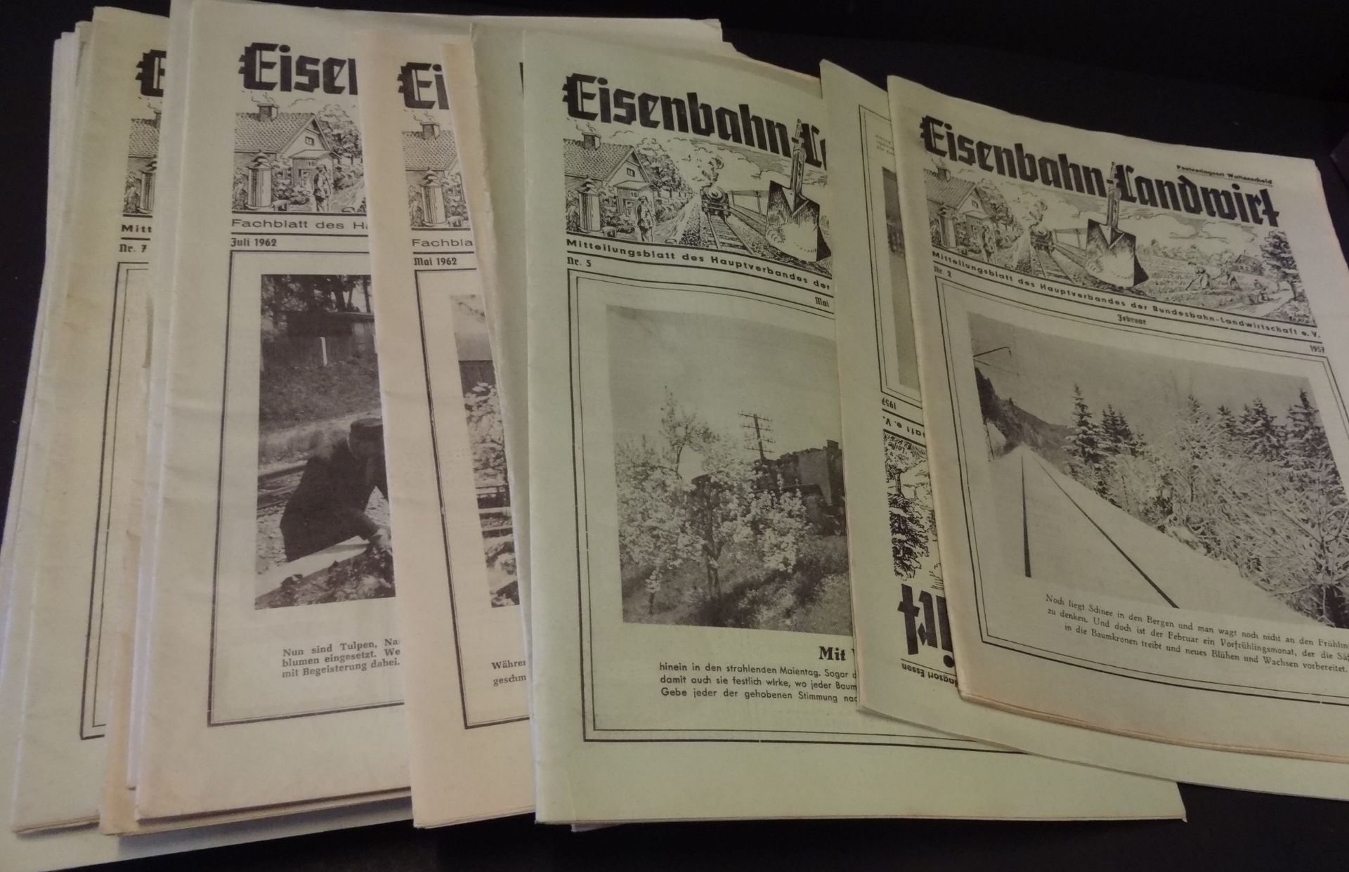 29x Illustrierte "Der Eisenbahn Landwirt", 50-er Jahre