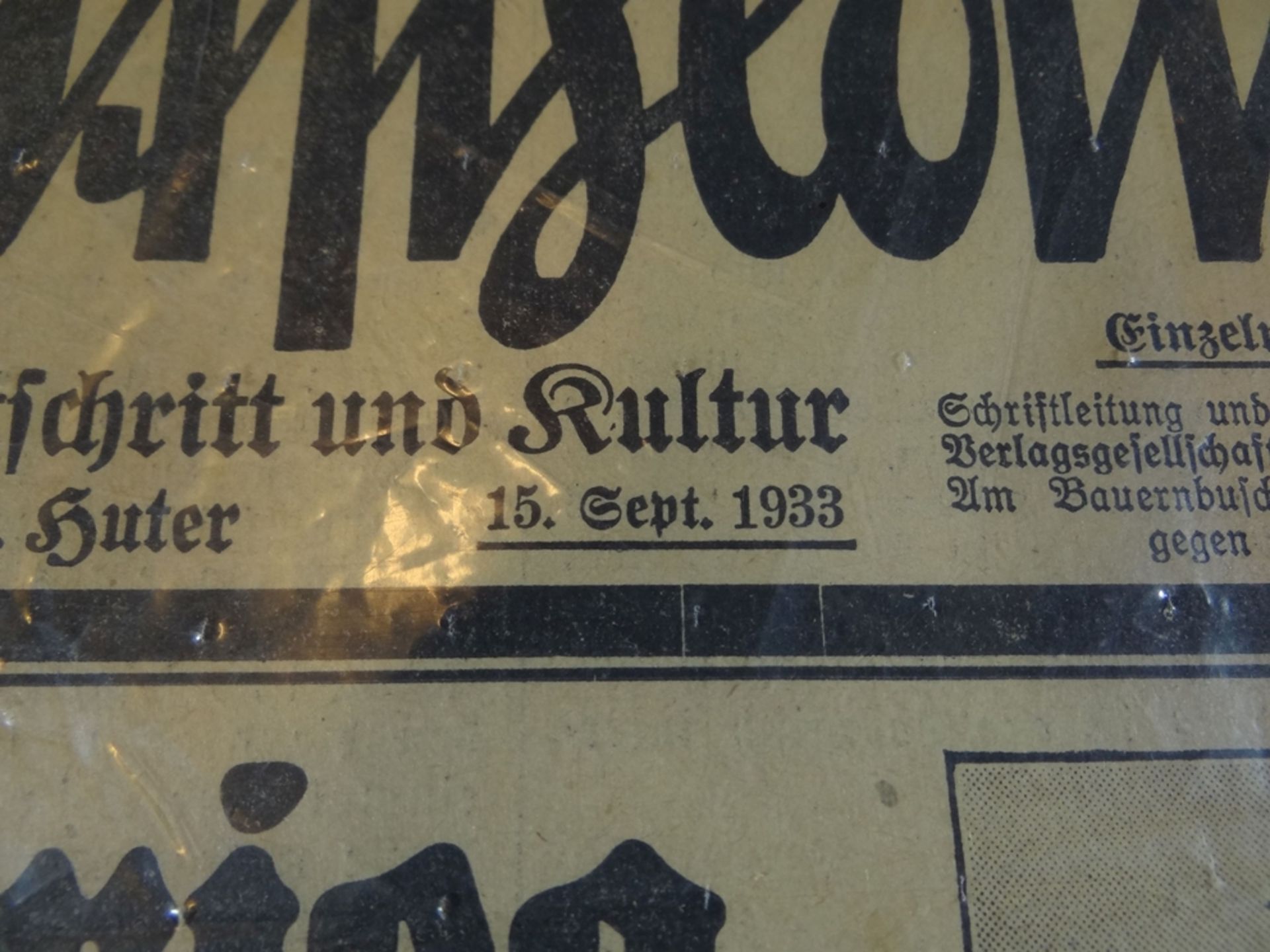 6x Tageszeitung "Neues Deutschland", 1933/34 - Bild 3 aus 8