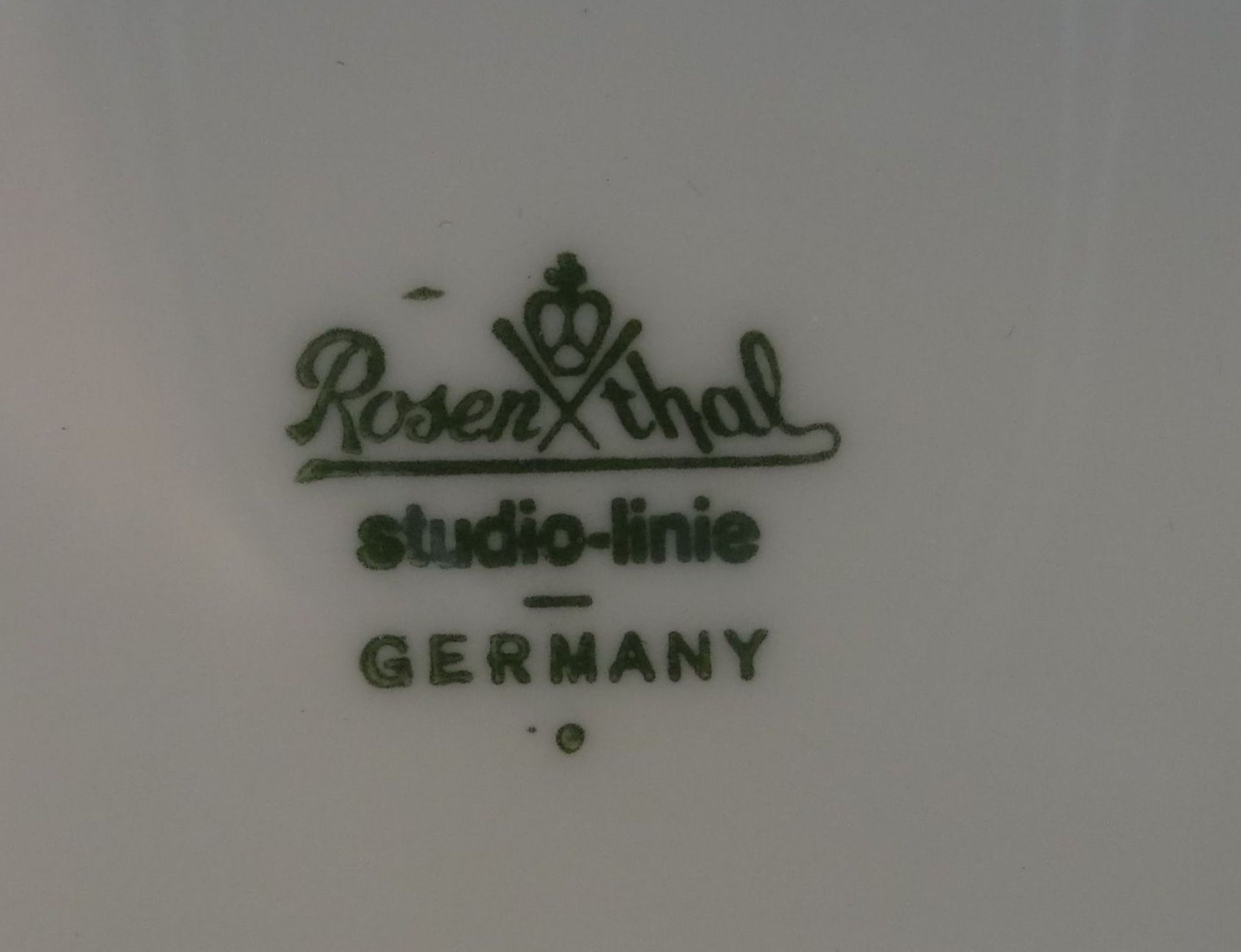 grosse Künstlervase "Rosenthal" sign.  Alain Le Foll, H-28 cm, B-25 cm - Bild 7 aus 7