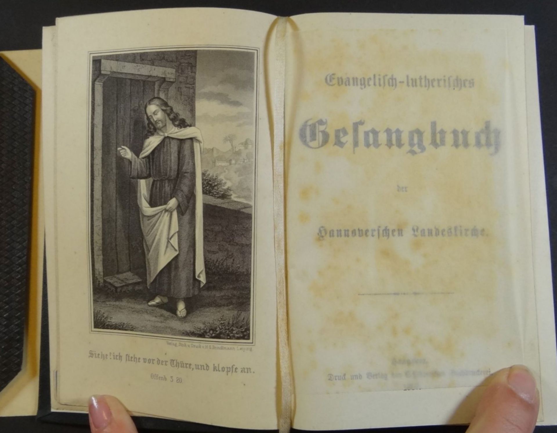 Evang-Luther. Gesangsbuch der Hann. Landeskirche 1907, sehr gut erhalten im Schuber mit umlaufend G - Bild 5 aus 11