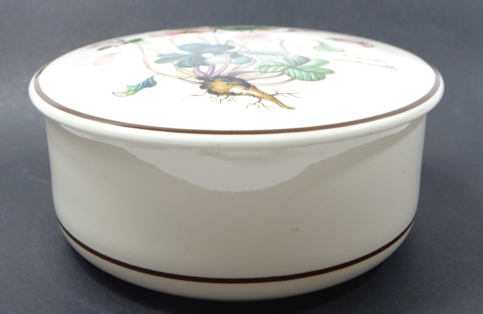 Deckeldose Villeroy & Boch Botanica "Waldsauerklee", Ø 12,7, H. 5,5 cm - Bild 2 aus 4