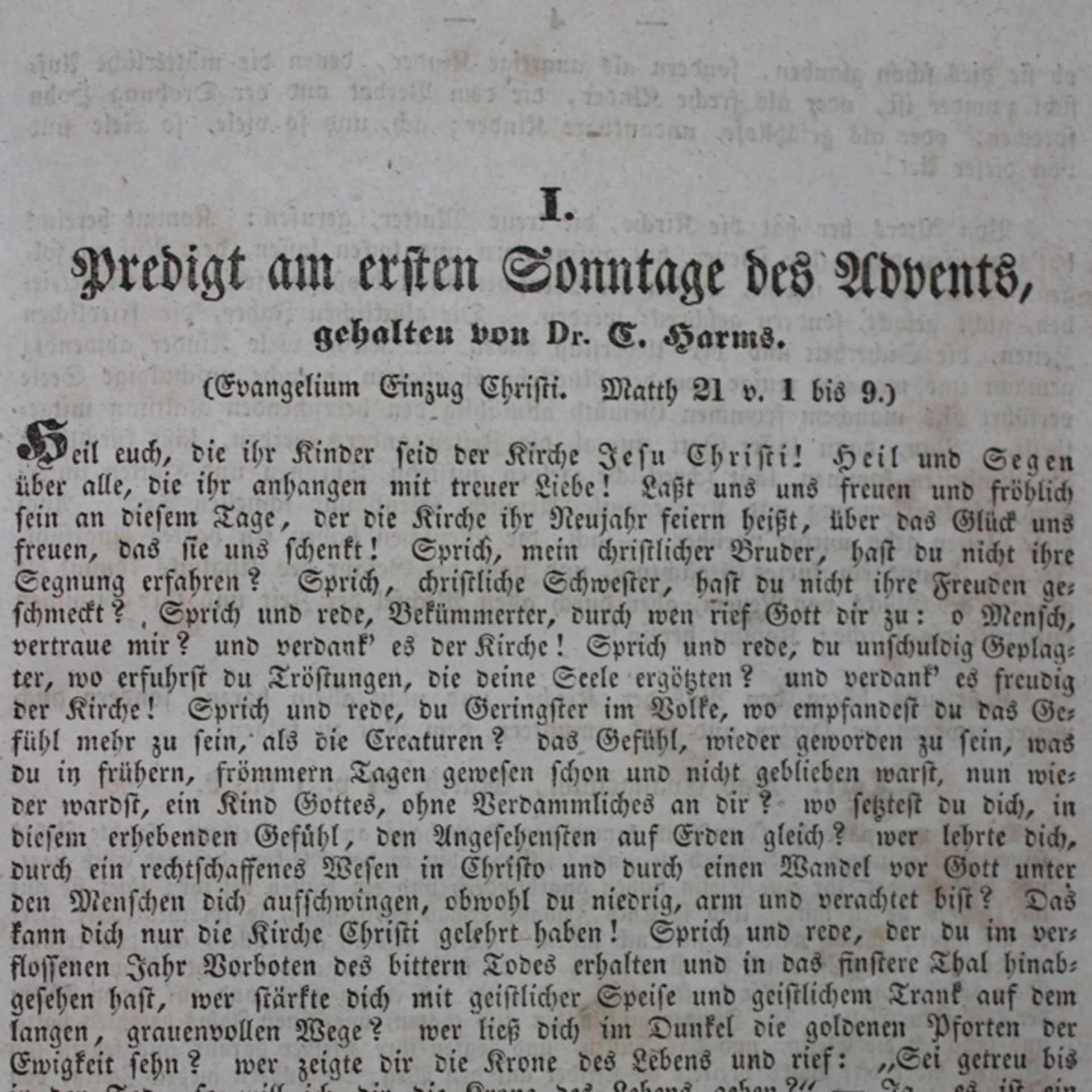 Die neue Hauspostille, 1842, Otterndorf, Altersspuren - Bild 3 aus 5