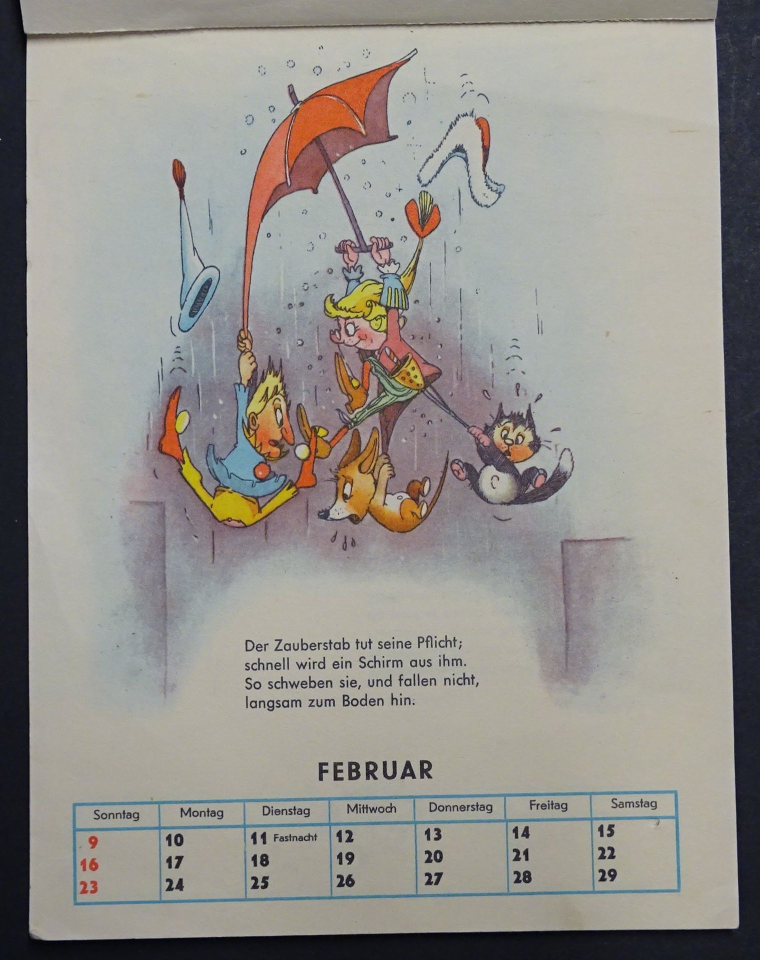 Raiffeisen Kasperle Kalender 1964 - Bild 3 aus 5