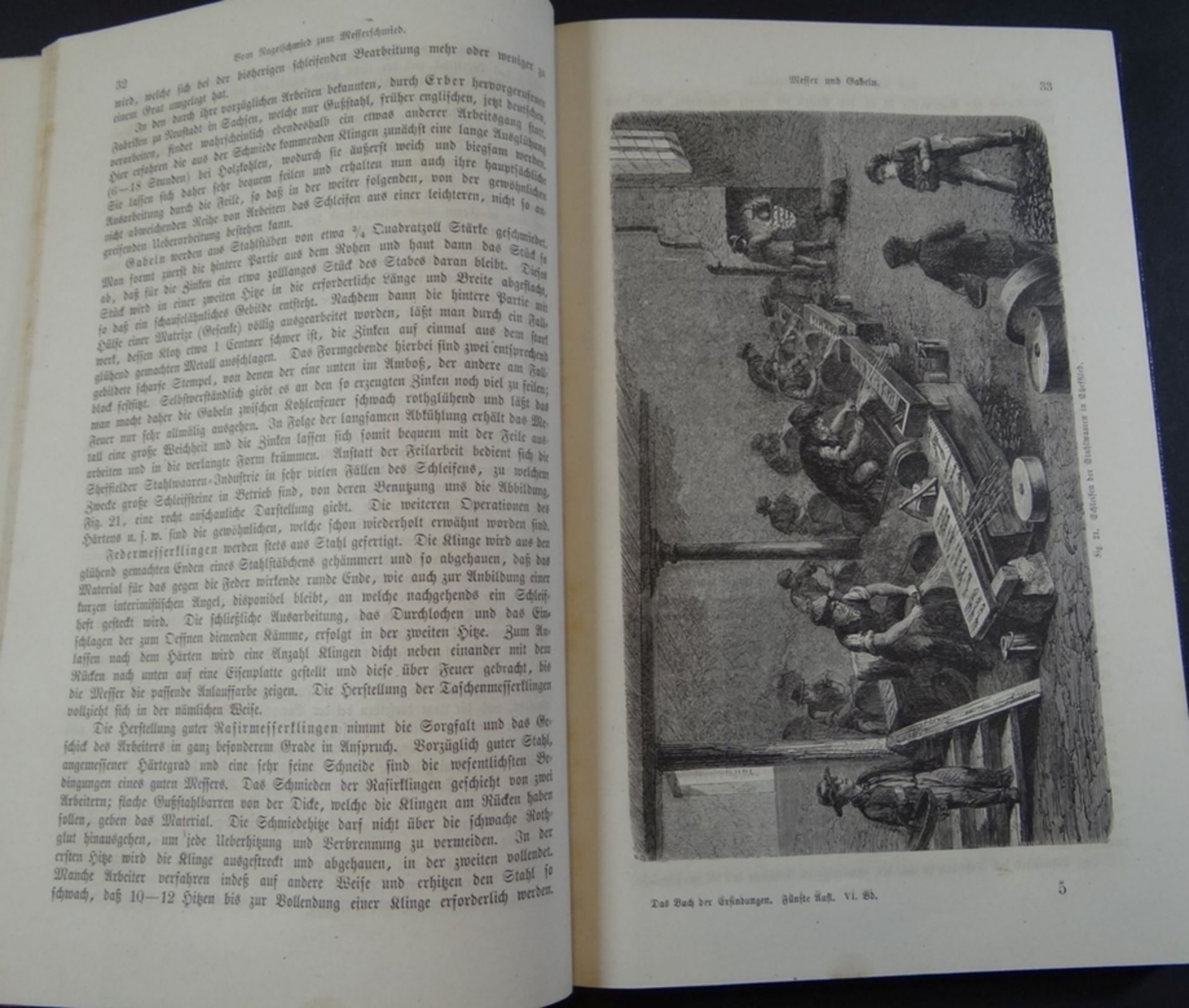 3 Bände "Das Buch der Erfindungen" 1864, Band  1, 3,6, reich illustriert - Bild 3 aus 19